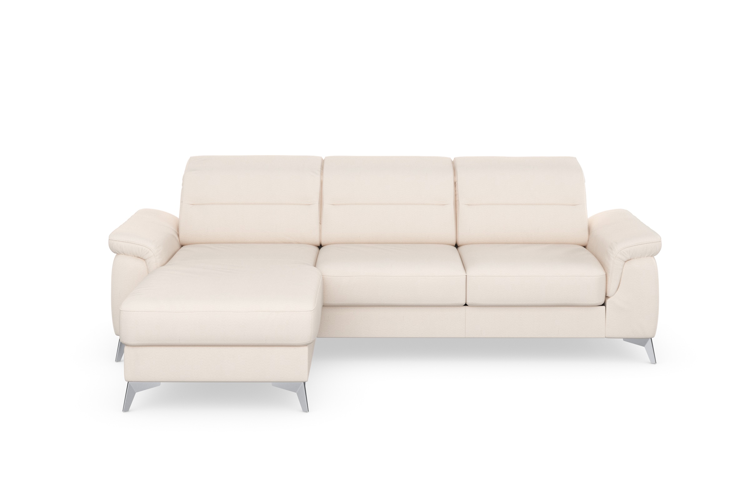 sit&more Ecksofa »Sinatra L-Form«, mit Recamiere, optinal mit Kopfteilverstellung und Armteilfunktion