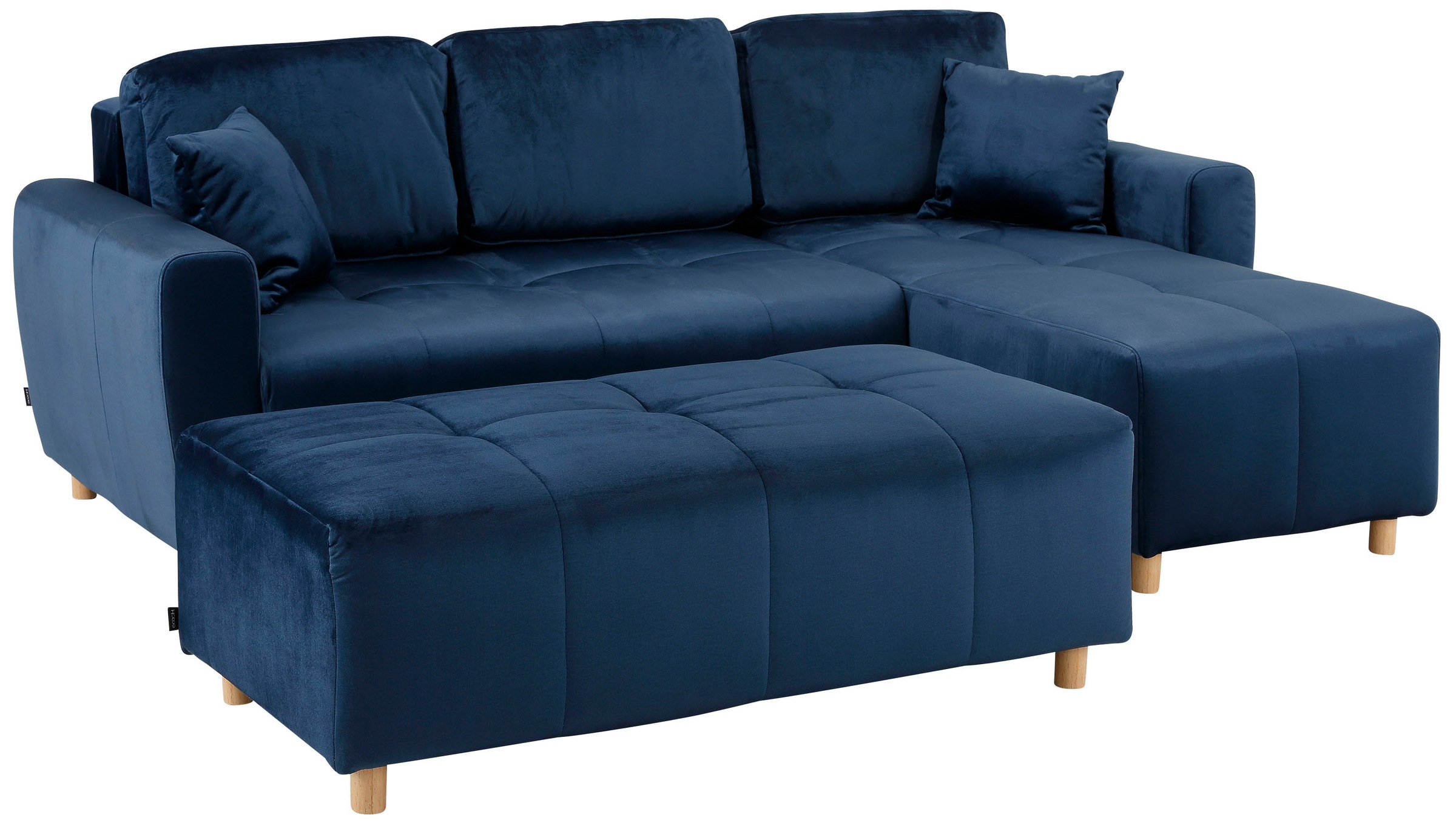 Home affaire Ecksofa »Scania L-Form«, wahlweise mit Bettfunktion und Bettkasten