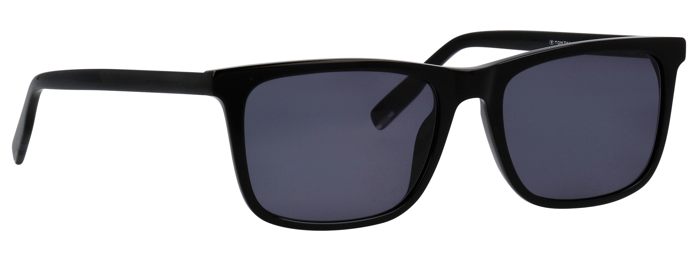 TOM TAILOR Sonnenbrille »Modell 676012« Form Karree/Eckig, Logoschriftzug auf Bügel, Kunststofffassung