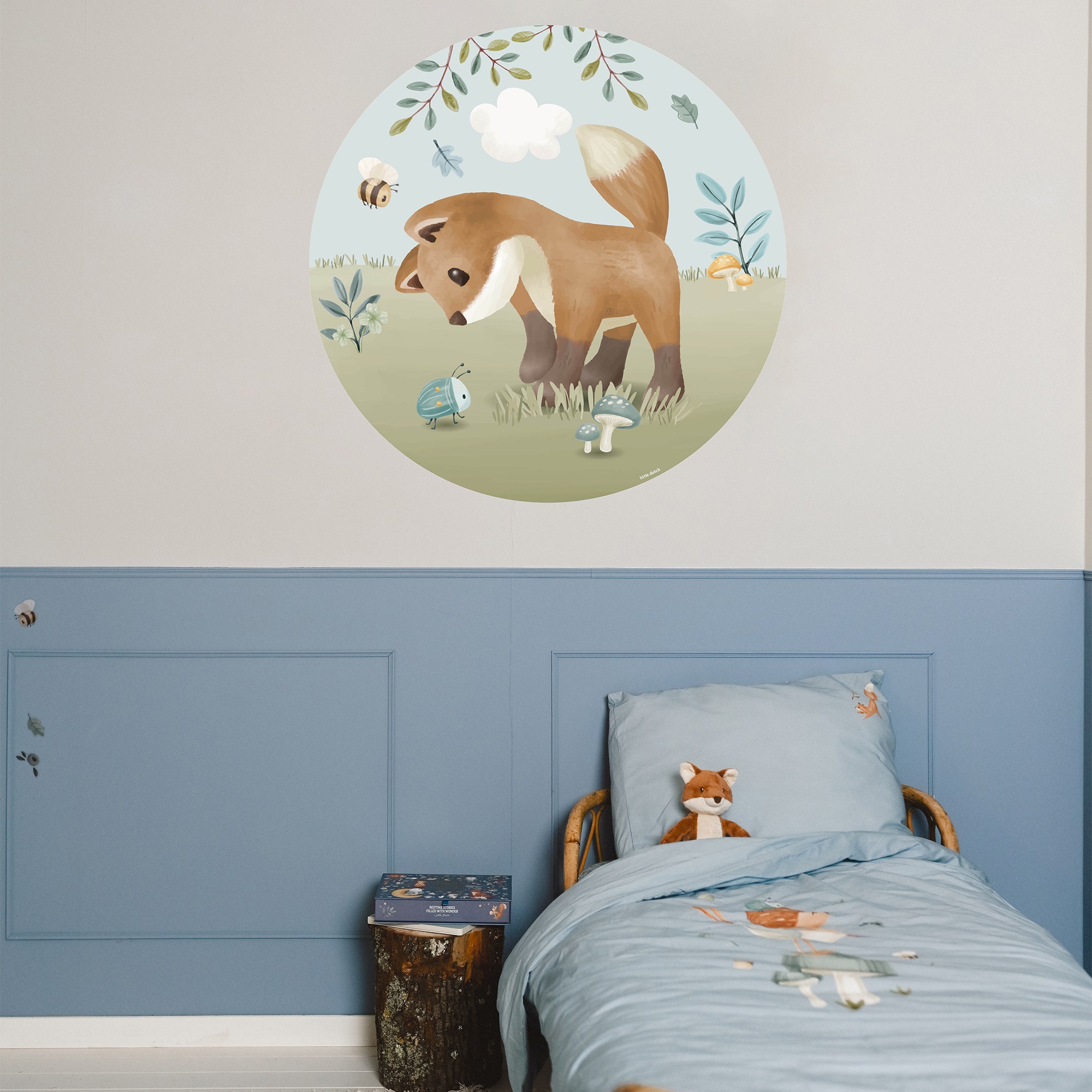 LITTLE DUTCH Wandtattoo »Wandsticker XL Forest Friends (100x100cm)«