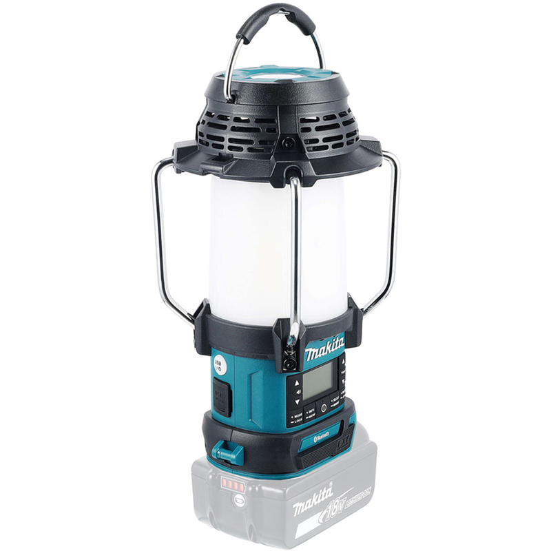 MAKITA Baustellenradio »DMR056« (Bluetooth Digitalradio (DAB+) ) Bluetooth, FM- und DAB+-Empfang und Laterne, ohne Akku und Ladegerät petrol/schwarz