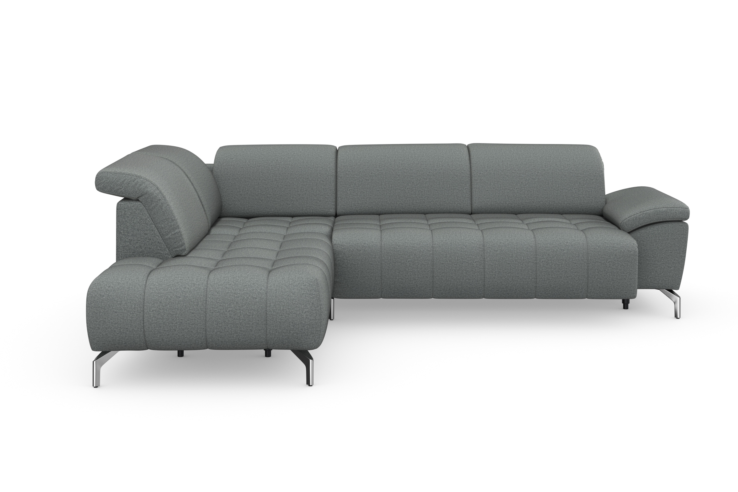 sit&more Ecksofa »Cool L-Form«, wahlweise mit Kopfteilverstellung und Vorzi günstig online kaufen