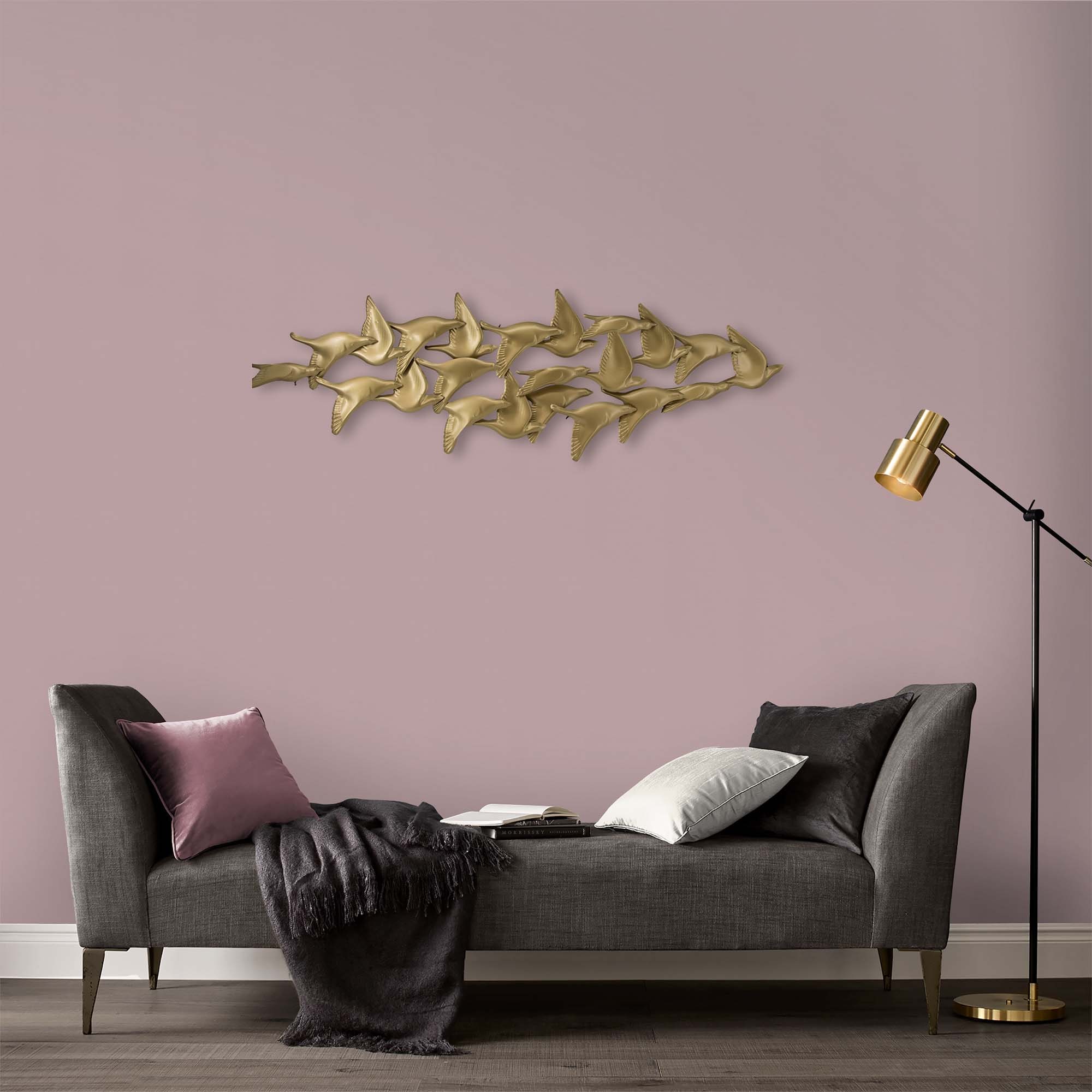 Art for the home Metallbild »Goldene Vögel« 1 Stk. tlg. günstig online kaufen
