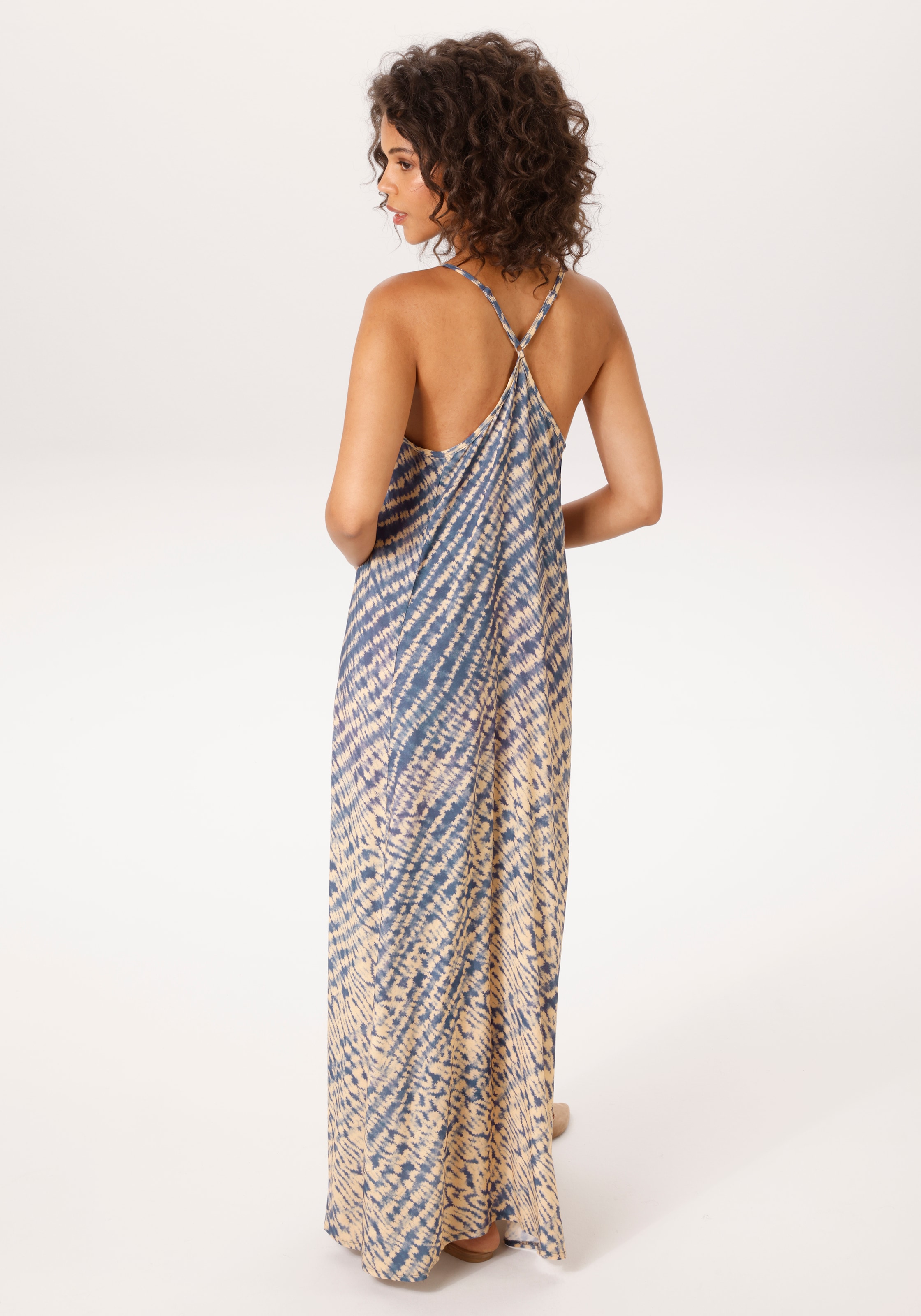 Aniston CASUAL Sommerkleid mit Batikmuster im Farbverlauf