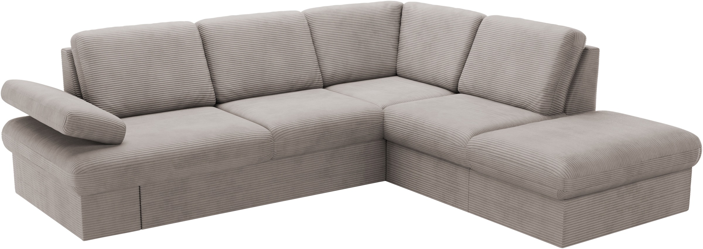 sit&more Ecksofa »Moreno L-Form, B: 238 cm«, mit Armteilverstellung, optional Bettfunktion