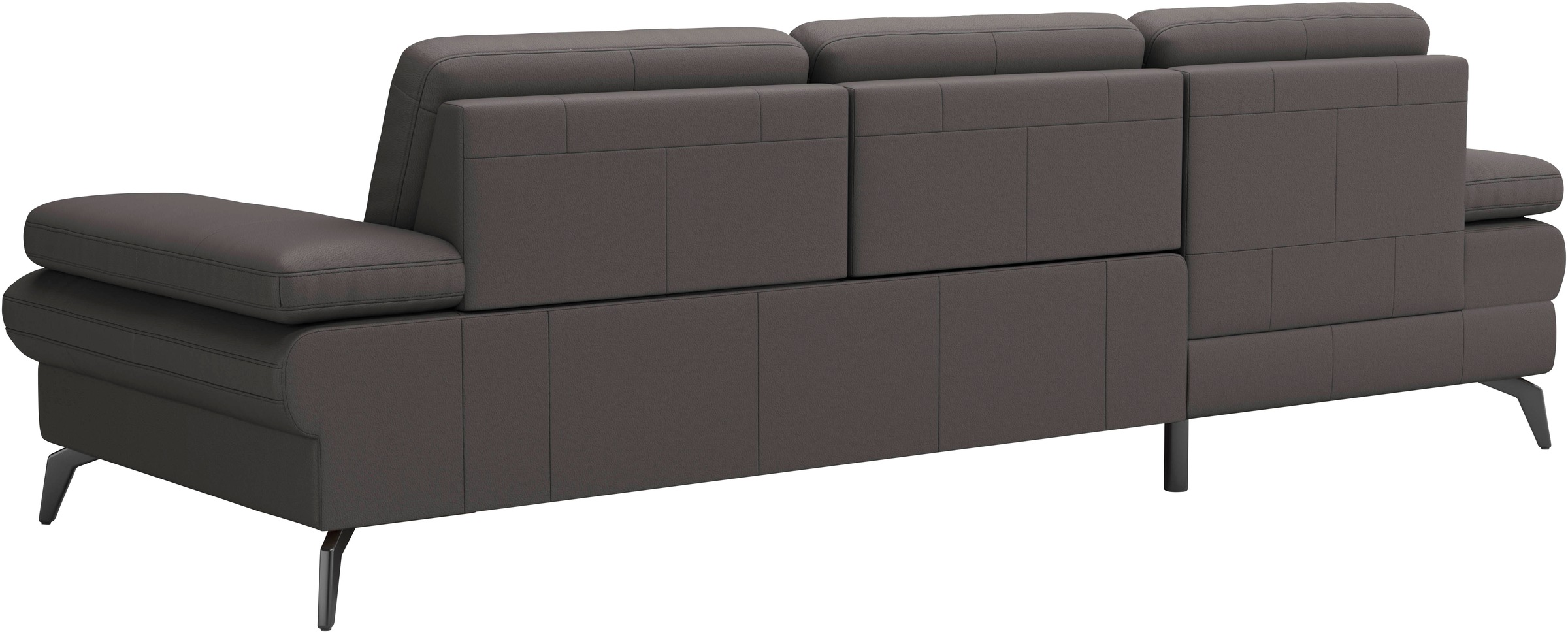 sit&more Ecksofa »Morris L-Form, inkl. Sitztiefenverstellung«, wahlweise mit Armteilverstellung, Bettfunktion & Bettkasten