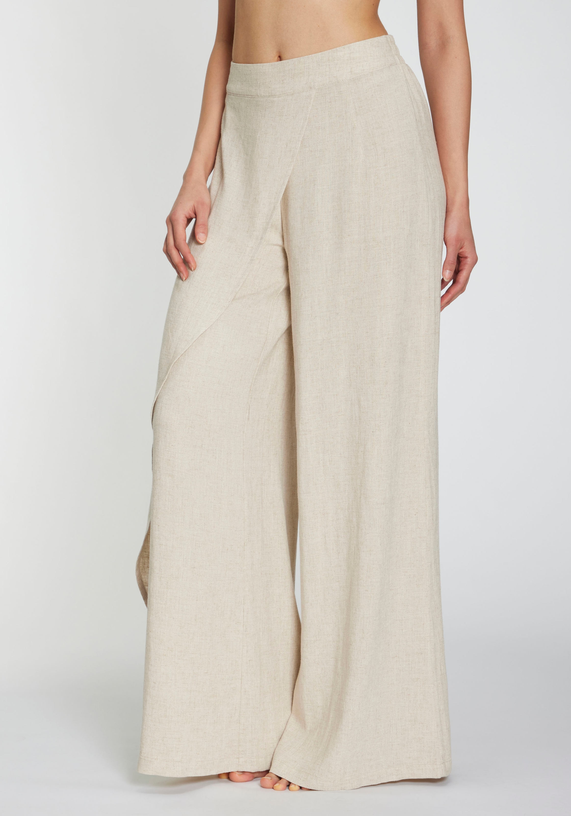 French Connection Leinenhose  im weit fließendem Lagenlook