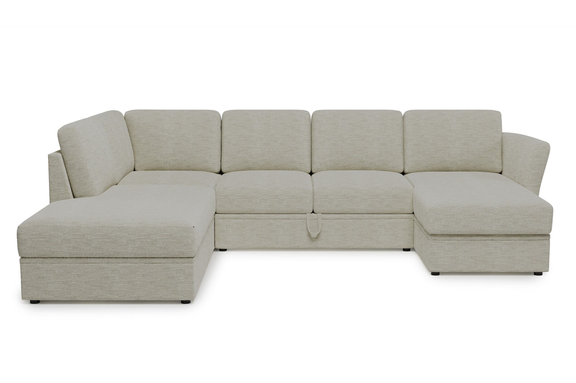 Home affaire Wohnlandschaft »Lavars Schlafsofa«, mit Bettfunktion und Stauraum, in zwei verschiedenen Bezugsqualitäten