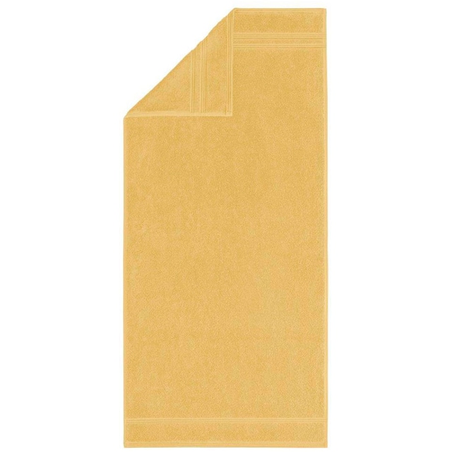 Egeria Handtuch »Manhatten Gold«, (1 St.), Uni Programm mit  Streifenbordüre, reine Baumwolle bequem und schnell bestellen