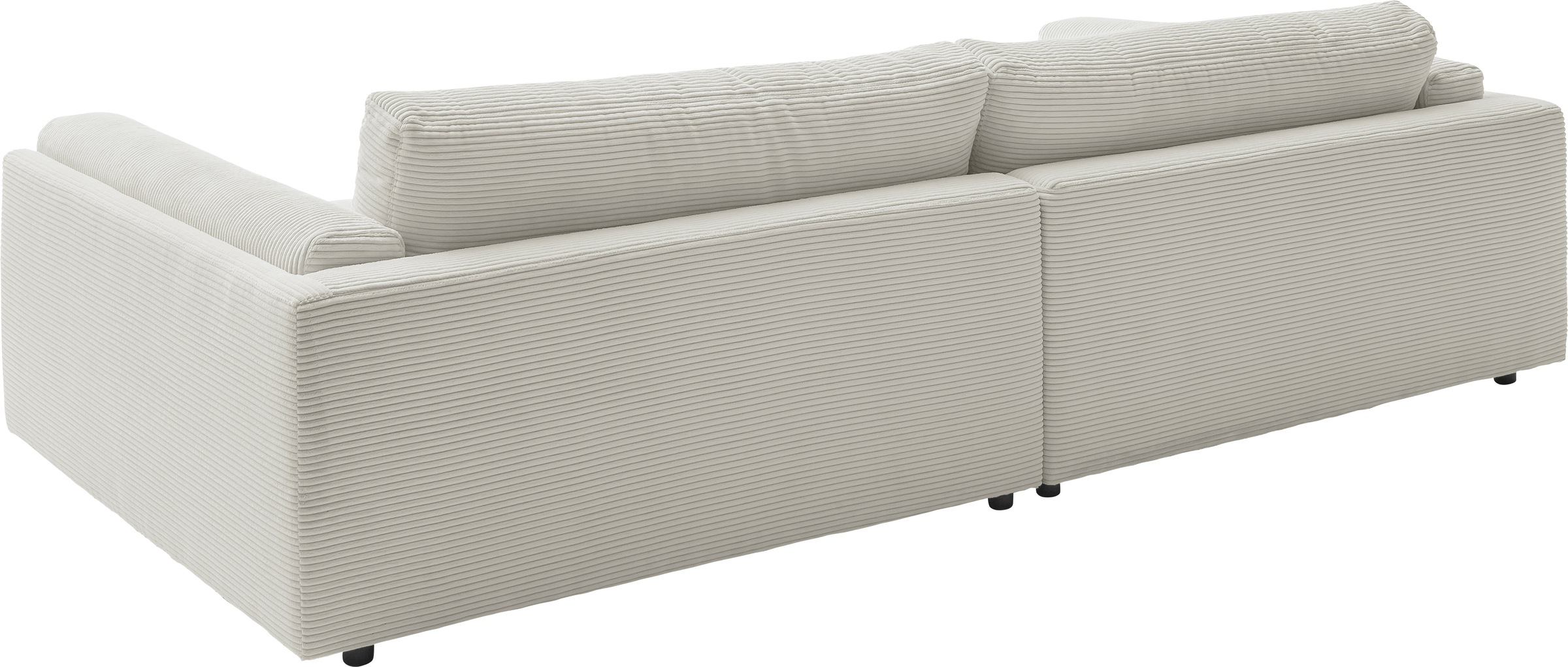 3C Candy Big-Sofa »Karalis mit extra großer Sitztiefe, elegantes Mega Sofa zum Relaxen,«, auch in Cord- oder Leder-Bezug, lose Kissen, loungige Bequemlichkeit