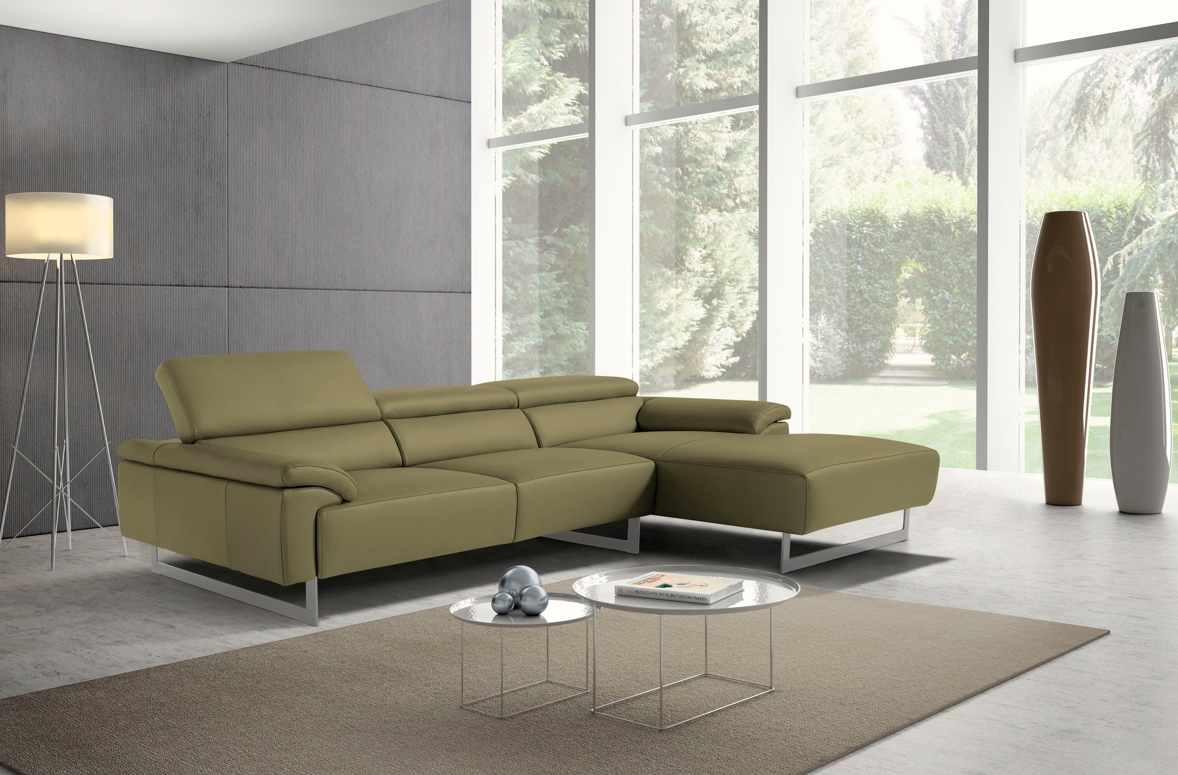 Egoitaliano Ecksofa »Malika, edel und bequem, Designsofa mit hochwertigen B günstig online kaufen