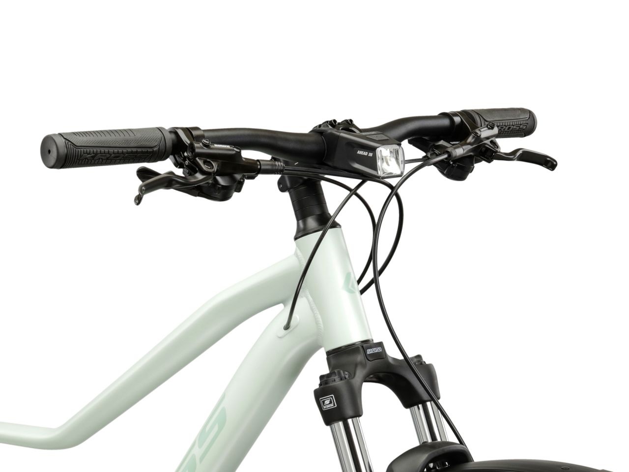 Kross Mountainbike »KROSS Mountainbike Hardtail 27,5" LEA 4.0 EQ grün 16 Gänge« 16 Gang Shimano ACERA M3020 Schaltwerk Kettenschaltung