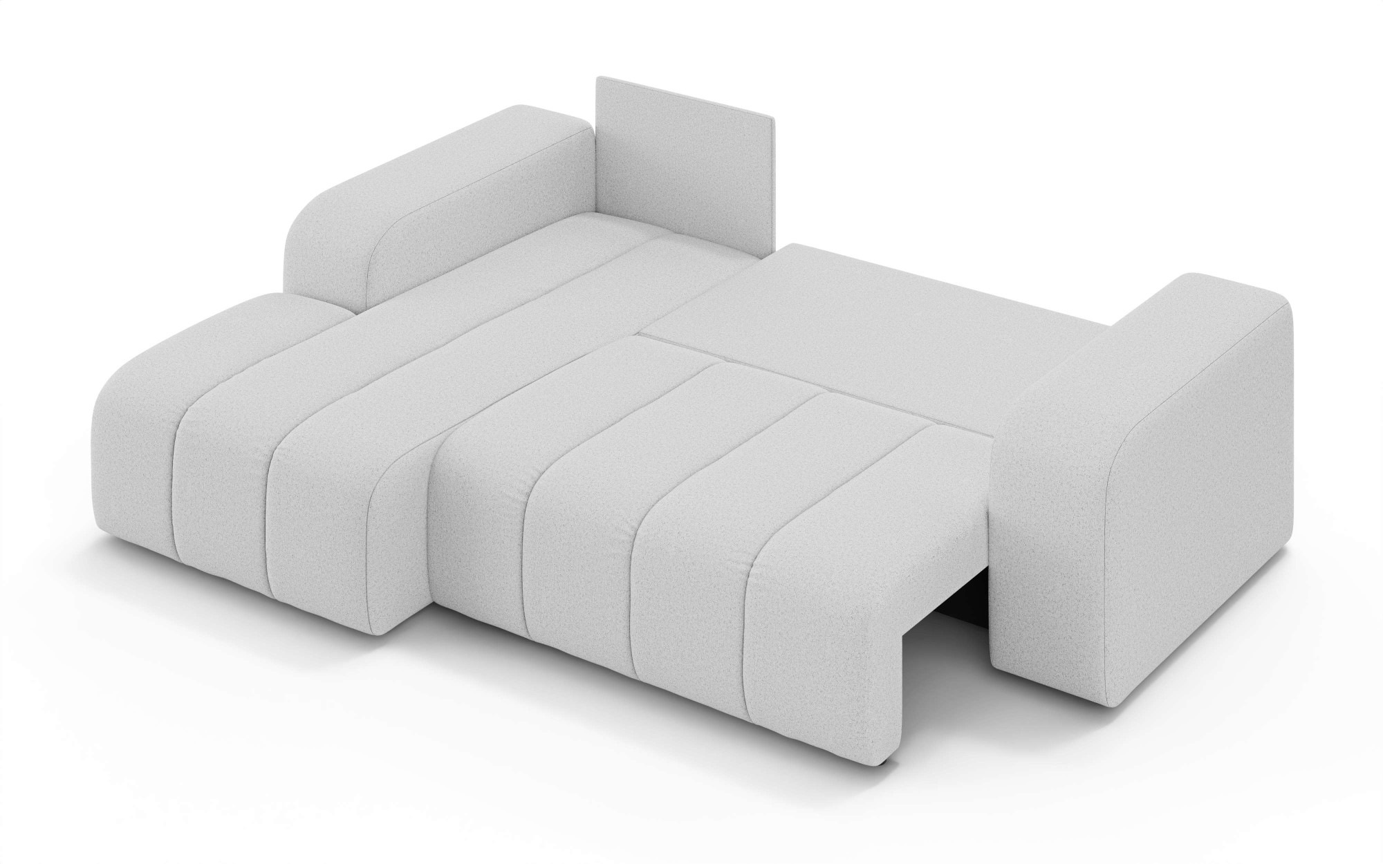 INOSIGN Ecksofa »CASSY L-Form, Schlafsofa mit Bettkasten, Maße B/T/H: 245/165/88 cm«, mit 2 Rückenkissen, Recamiere rechts oder links bestellbar
