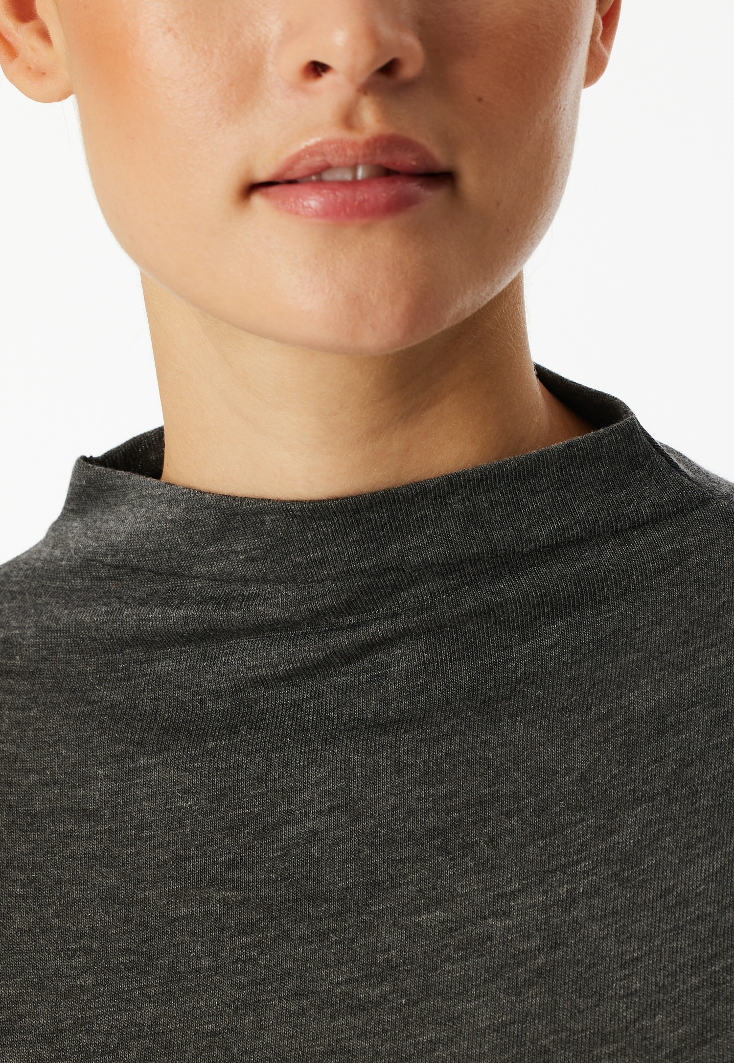 Schiesser Rollkragenshirt »Premium Warming«, kleiner Stehkragen, langärmelig, Wollanteil, wärmend