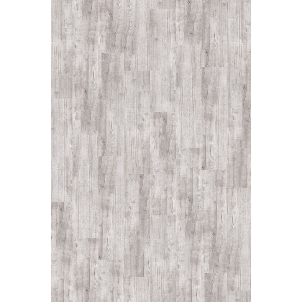 Infloor Teppichfliese »Velour Holzoptik Eiche hell-grau«, rechteckig, 6 mm Höhe, 14 Stück, 4 m², 25 x 100 cm, selbsthaftend, für Stuhlrollen geeignet