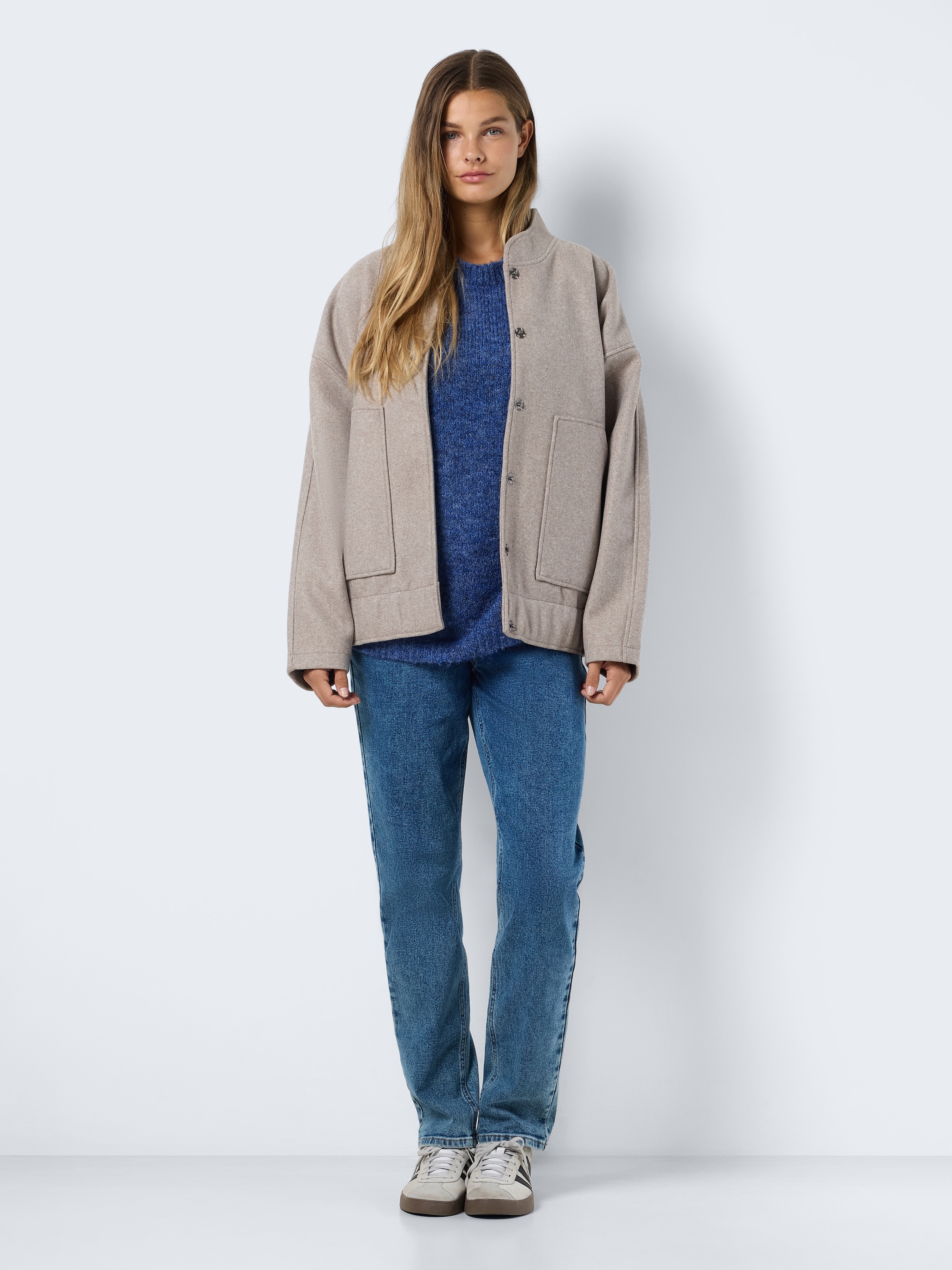 Noisy may Blusenjacke »NMHALSTON L/S BOMBER JACKET WVN NOOS«