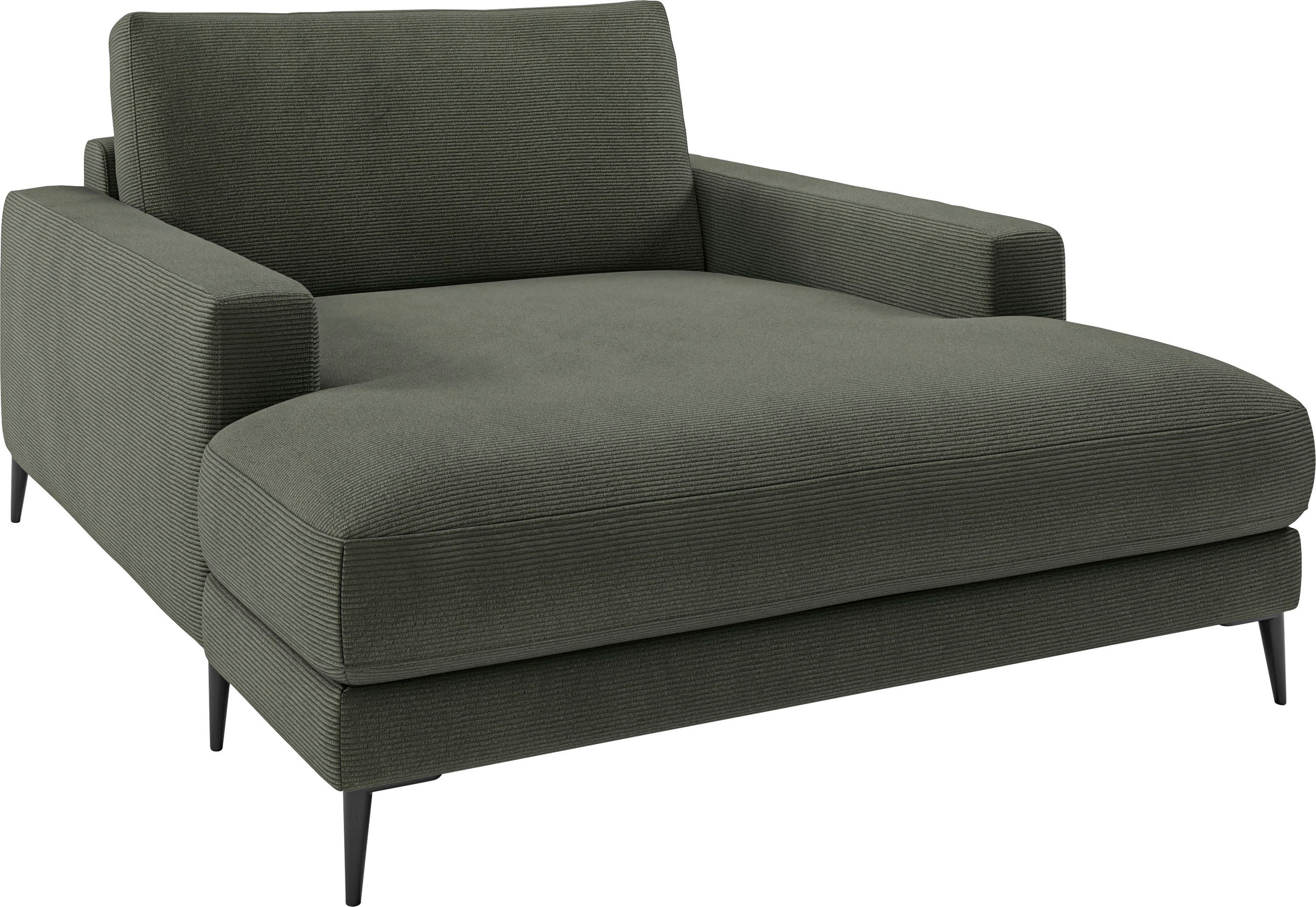 INOSIGN Chaiselongue »Downtown Loungemöbel zum Relaxen, B/T/H: 132/170/84 cm«, auch in Bouclé, Cord und Easy care - leicht mir Wasser zu reinigen