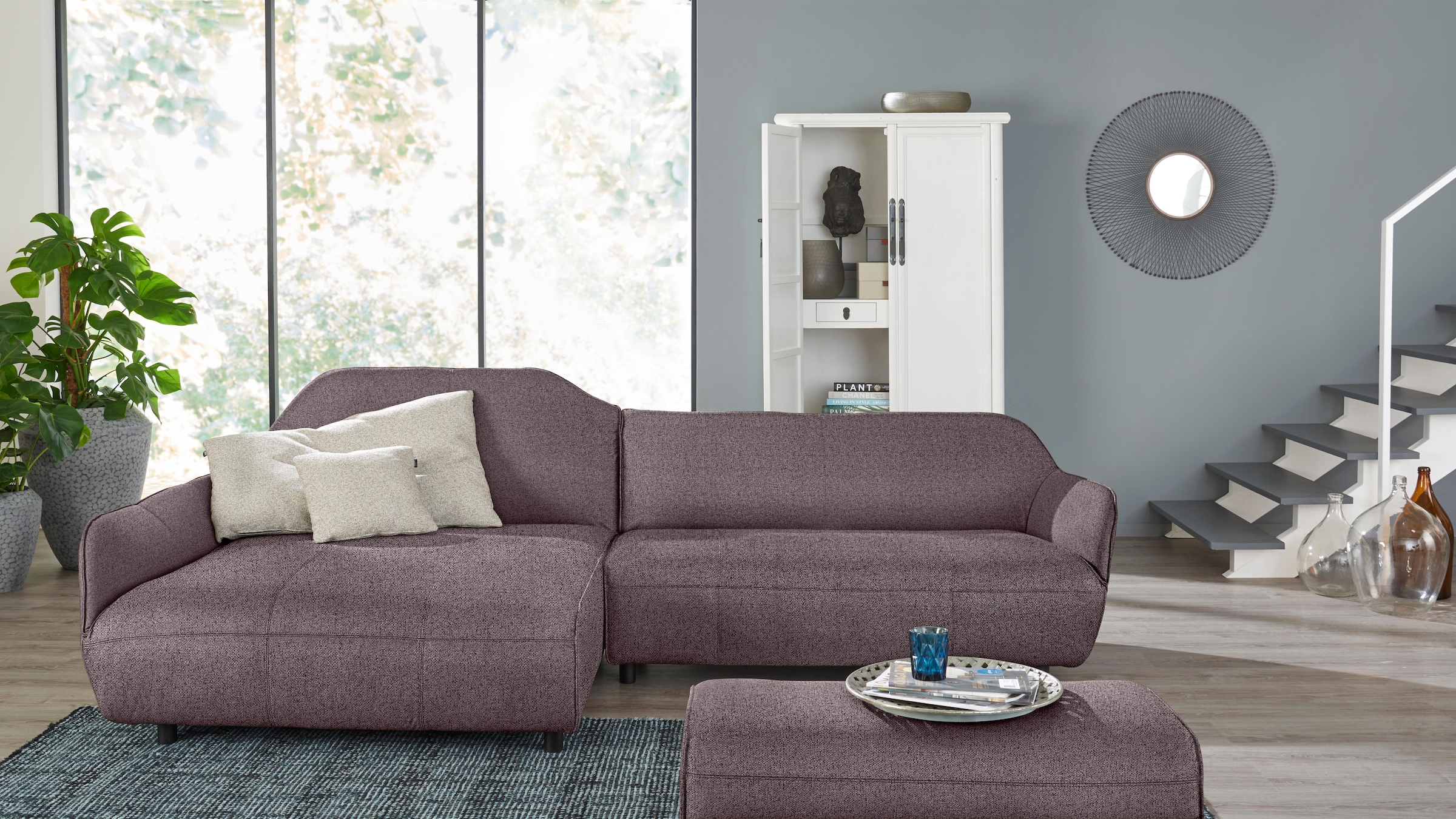 Creation BY ROLF BENZ Ecksofa »CR.480, Designecksofa, L-Form«, Wahlweise au günstig online kaufen
