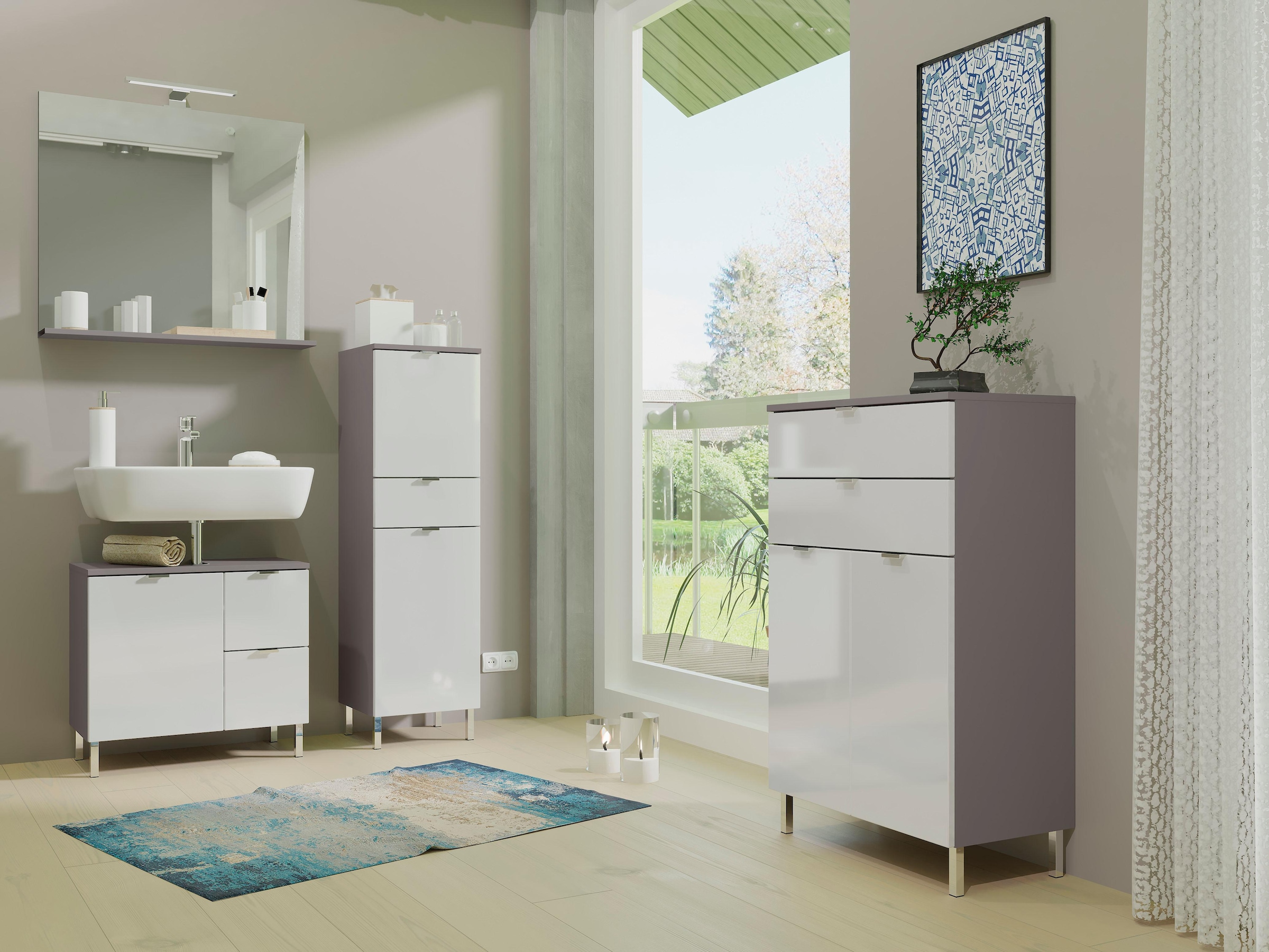 GERMANIA Waschbeckenunterschrank »GW-Mauresa«, in 2 Breiten, mit Schublade (+ Klappe), Soft-Close, Made in Germany
