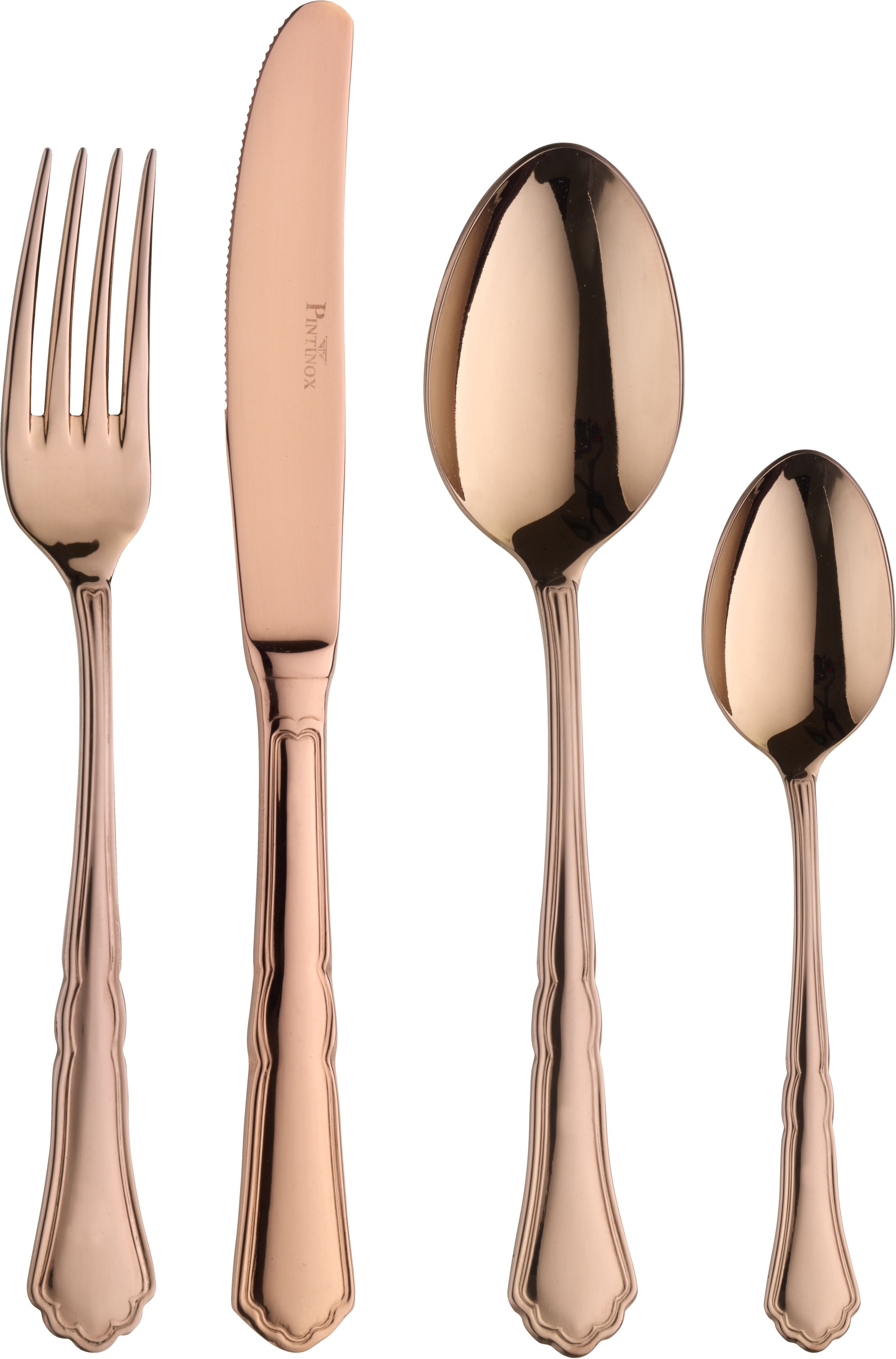 PINTINOX Besteck-Set »Settecento Treasure« Optik Bronze PVD Beschichtung günstig online kaufen