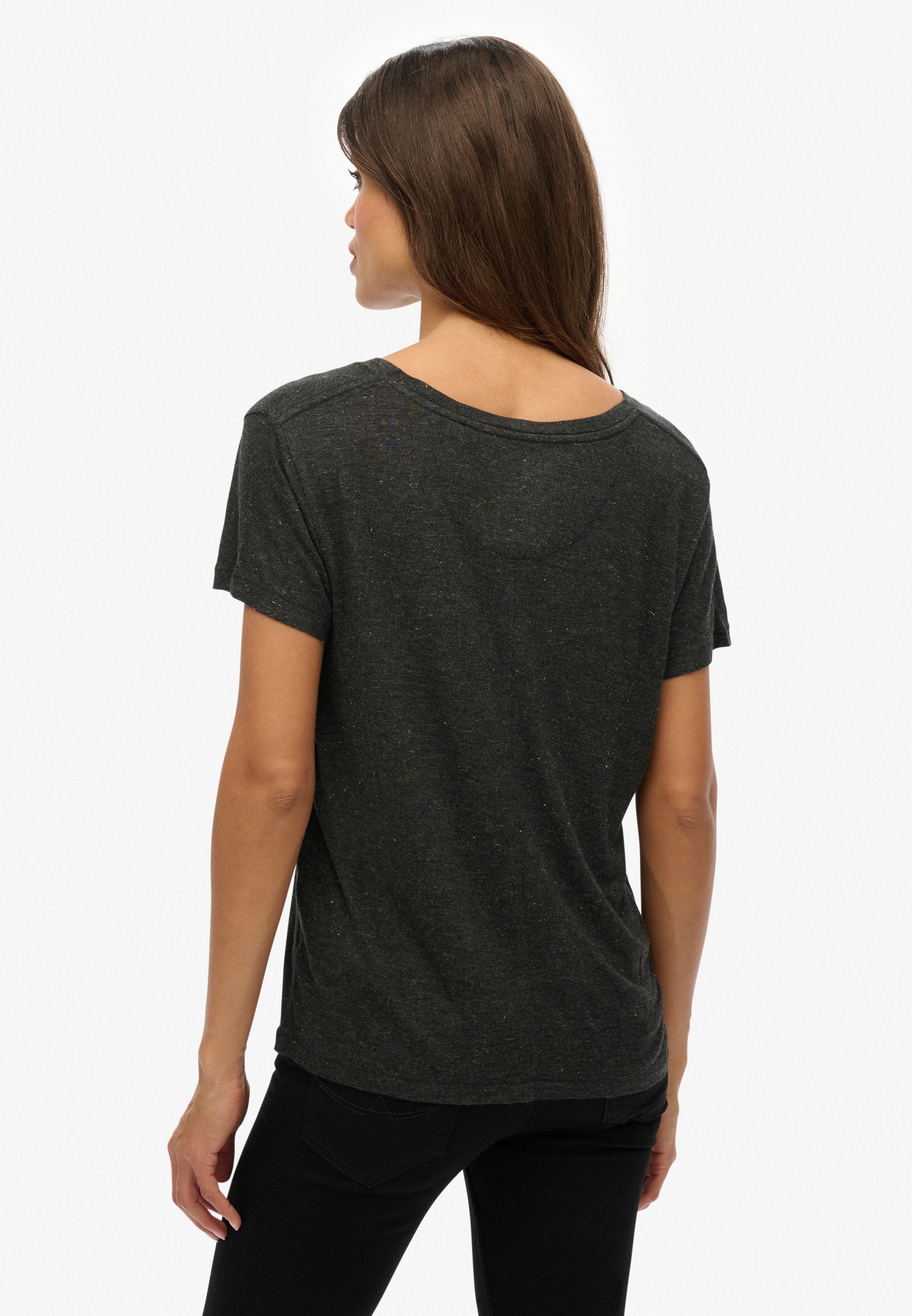 Superdry T-Shirt »STUDIOS SLUB EMB VEE TEE«