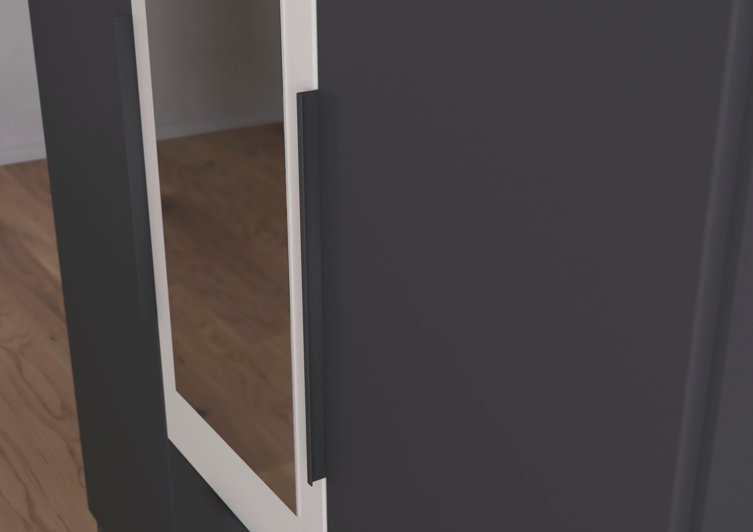 rauch Drehtürenschrank »Kleiderschrank Schrank Garderobe KREFELD optional mit Spiegel«, mit 3 Griff-Varianten, inkl. praktischen Schubladen MADE IN GERMANY