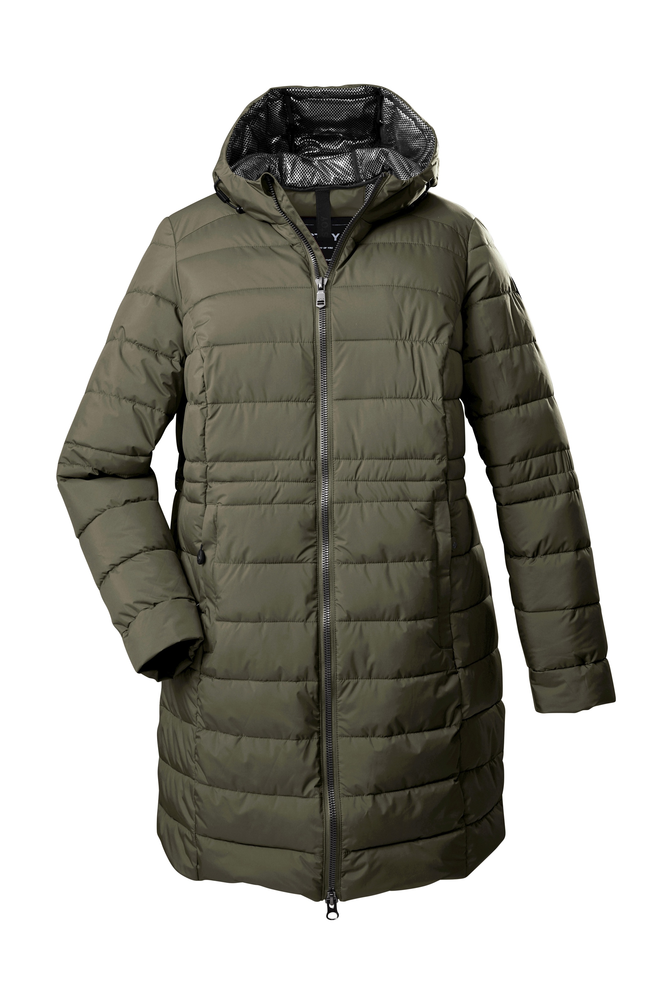 STOY Steppmantel »STW 12 WMN QLTD PRK«, STOY Damen Parka: warm, wasserabweisend, winddicht, umweltfreundlich