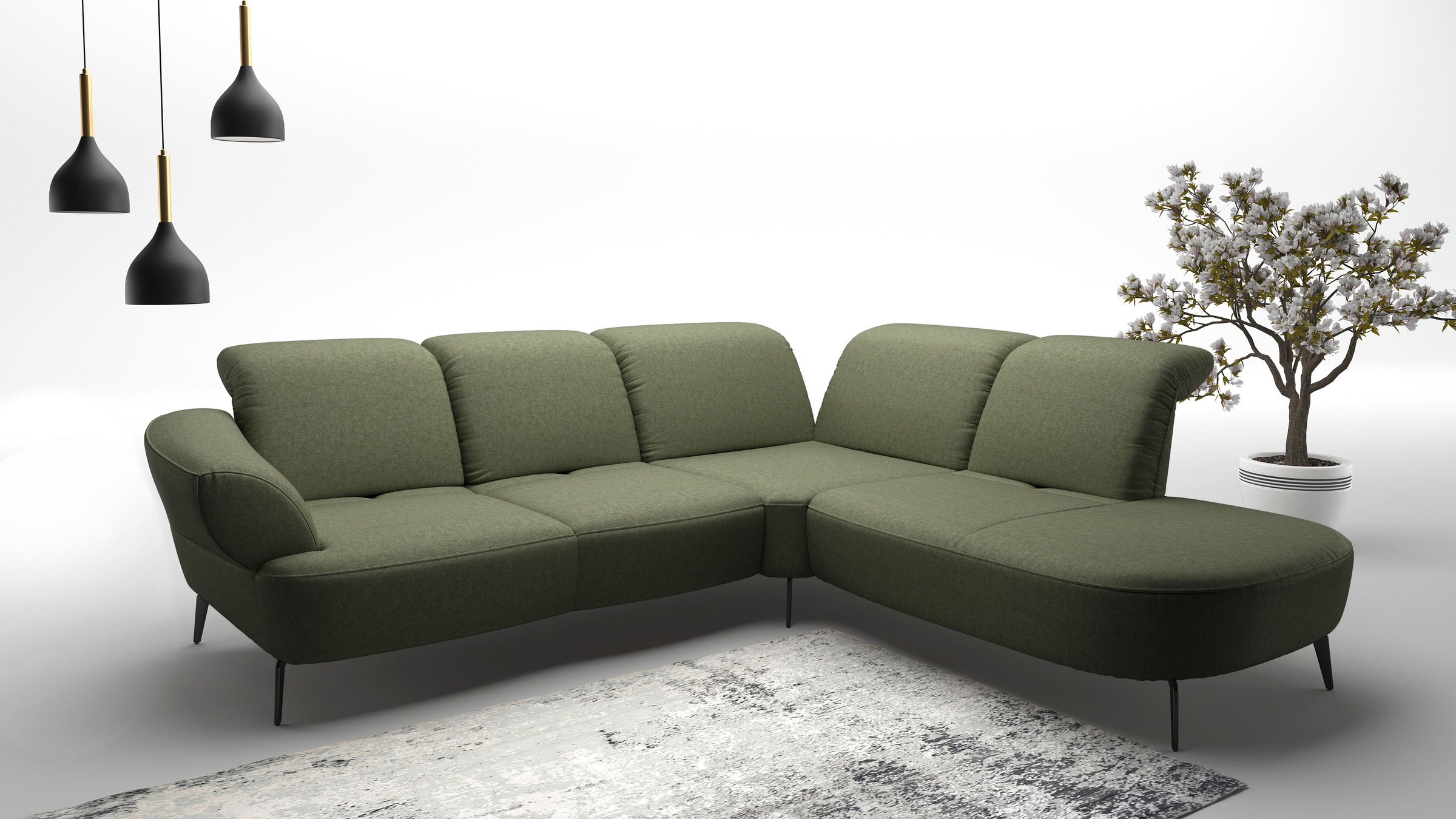 sit&more Ecksofa »Dance, L-Form, inkl. Sitztiefenverstellung« inkl. Click&S günstig online kaufen