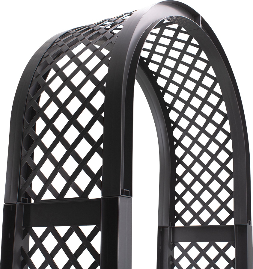 KHW Rosenbogen BxTxH: 174x43x207 cm, inkl. 2 Pflanzkästen