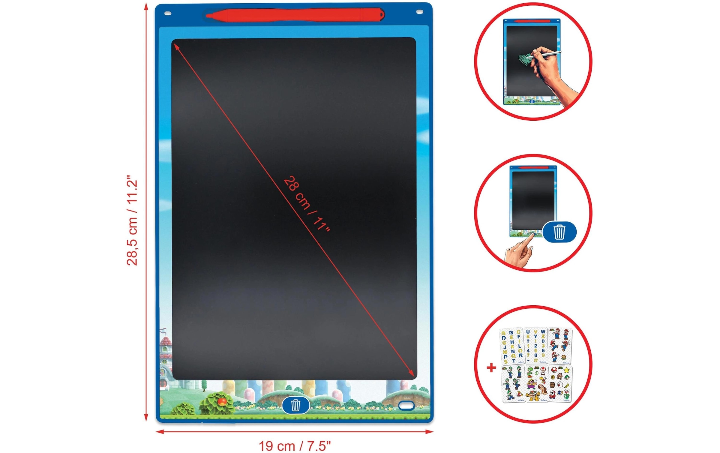 Lexibook® Tafel »Bluey 11 Super Mario«