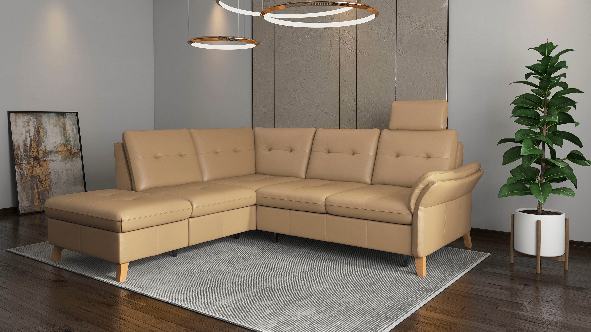 sit&more Ecksofa »Göteborg« inkl. Sitztiefenverstellung, wahlweise mit Bett günstig online kaufen