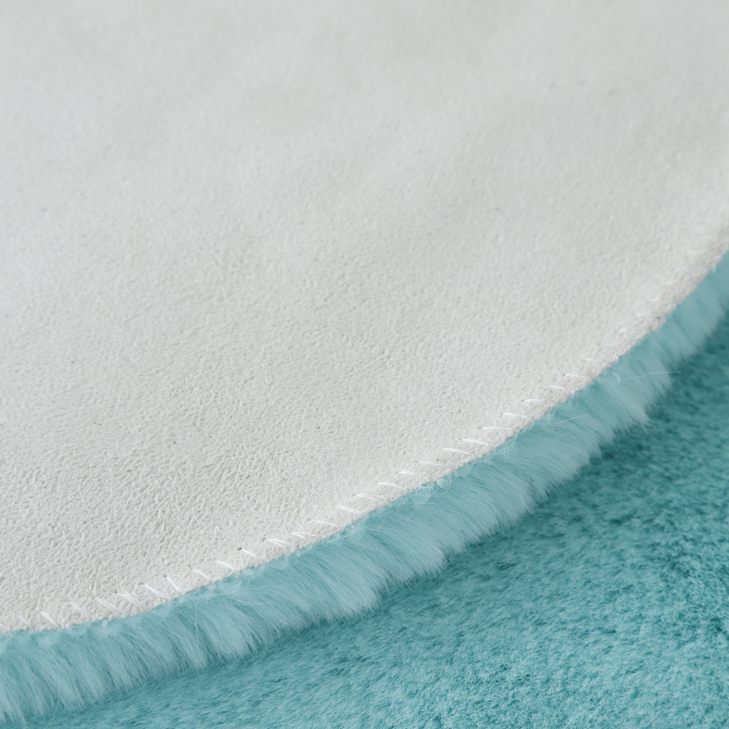 Ayyildiz Teppiche Designteppich »CATY 5303«, Motivform, 25 mm Höhe, Teddy, Besonders weich / Softflor /Kunstfell / waschbar
