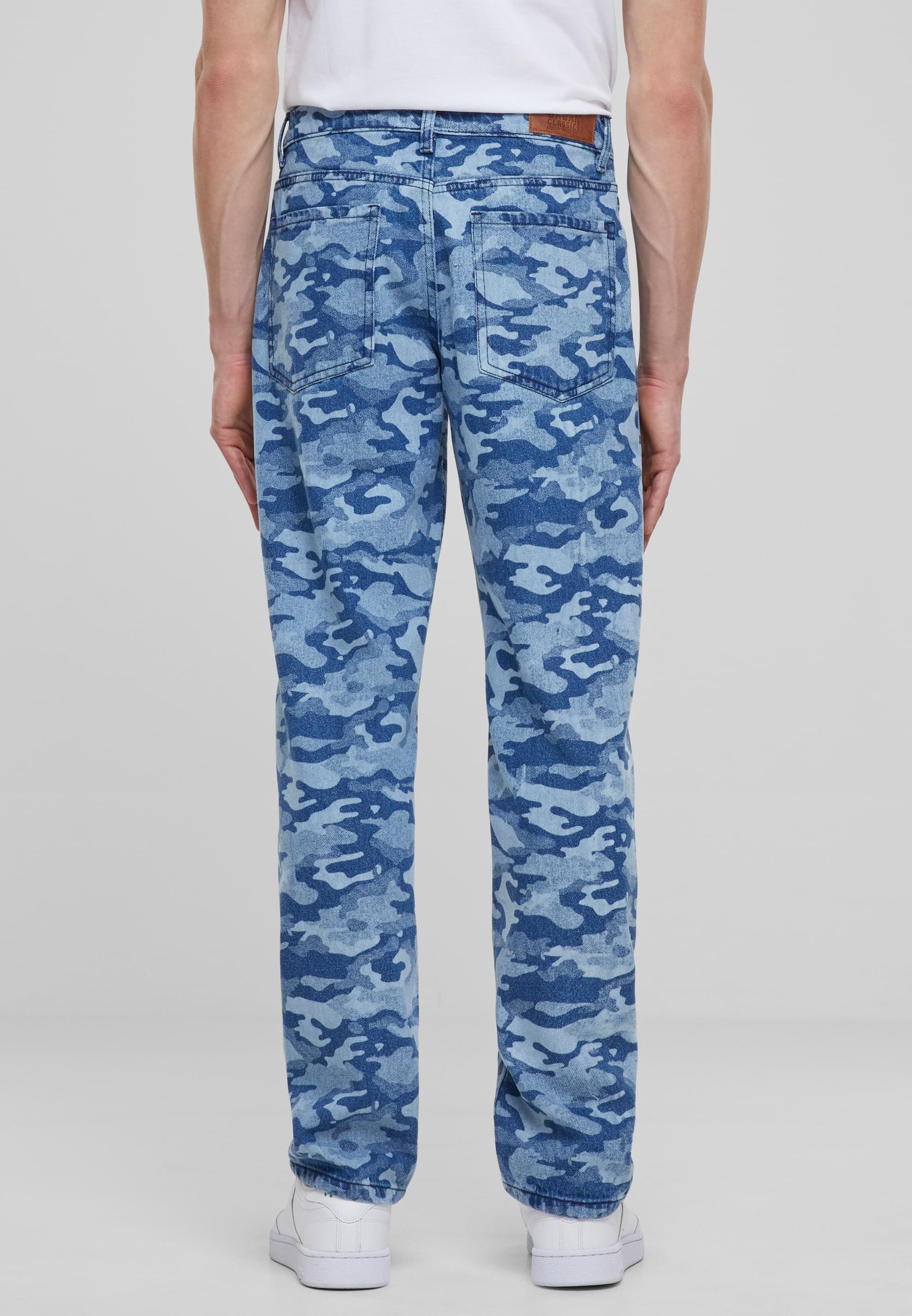 URBAN CLASSICS Cargohose »Urban Classics Laser Camo Printed Jeans«