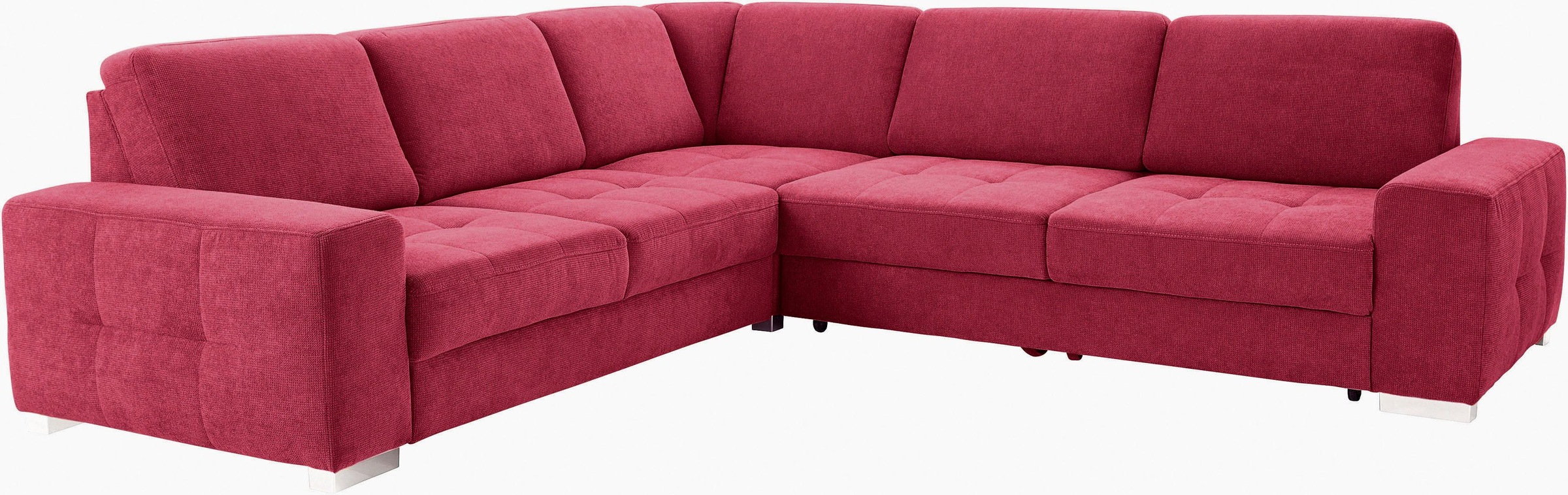 sit&more Ecksofa »Santorini L-Form«, mit Federkern und Sitztiefenverstellun günstig online kaufen
