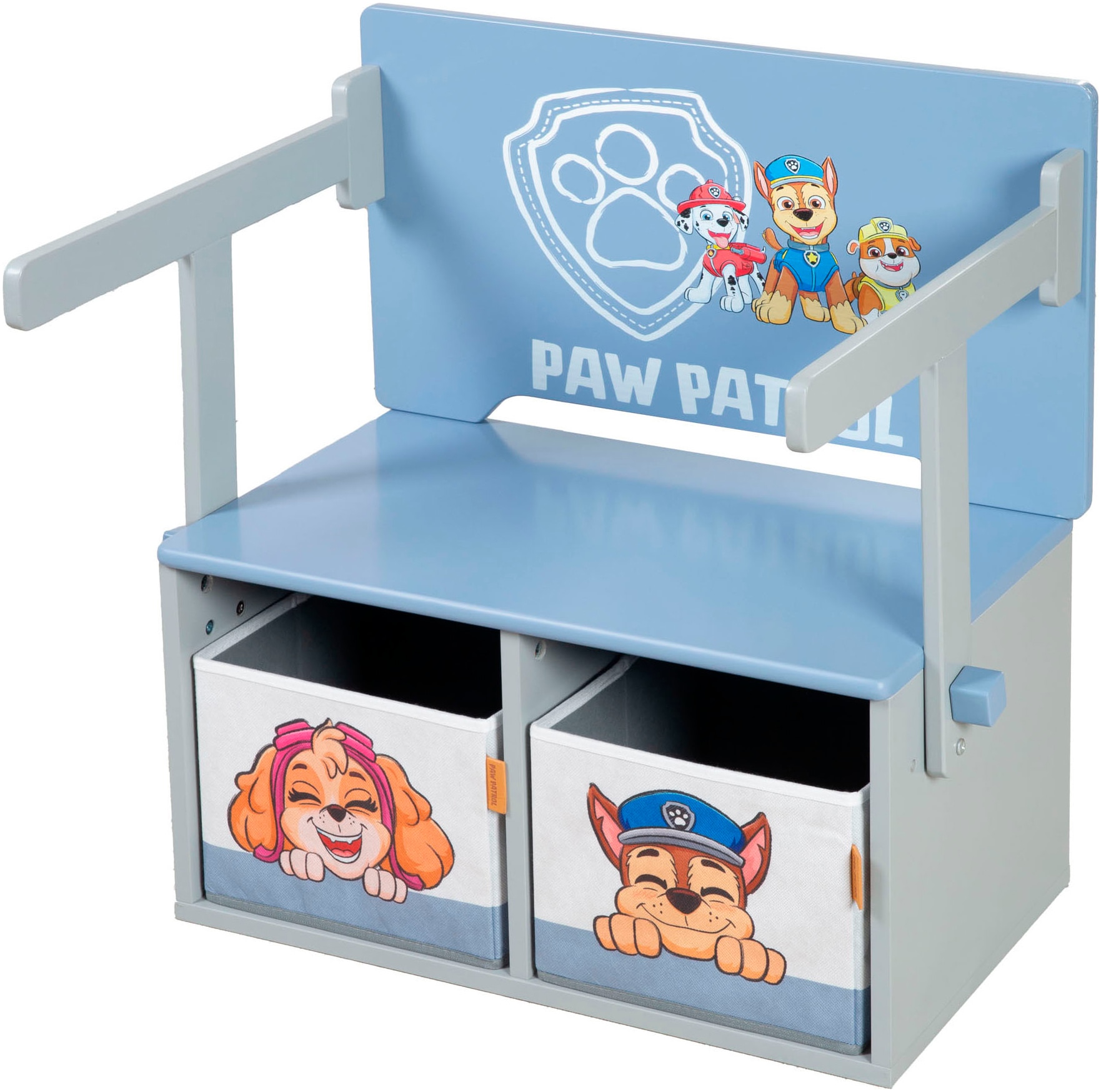 roba® Sitzbank »Paw Patrol«, mit 2 Aufbewahrungsboxen