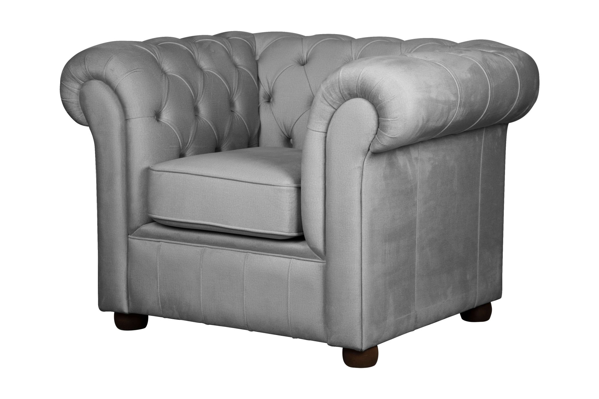 Home affaire Sessel »CHARENTE, Chesterfield, Wellenfederung, Maße B/T/H: 105/89/74 cm«, mit edler Knopfheftung und typischen Armlehnen