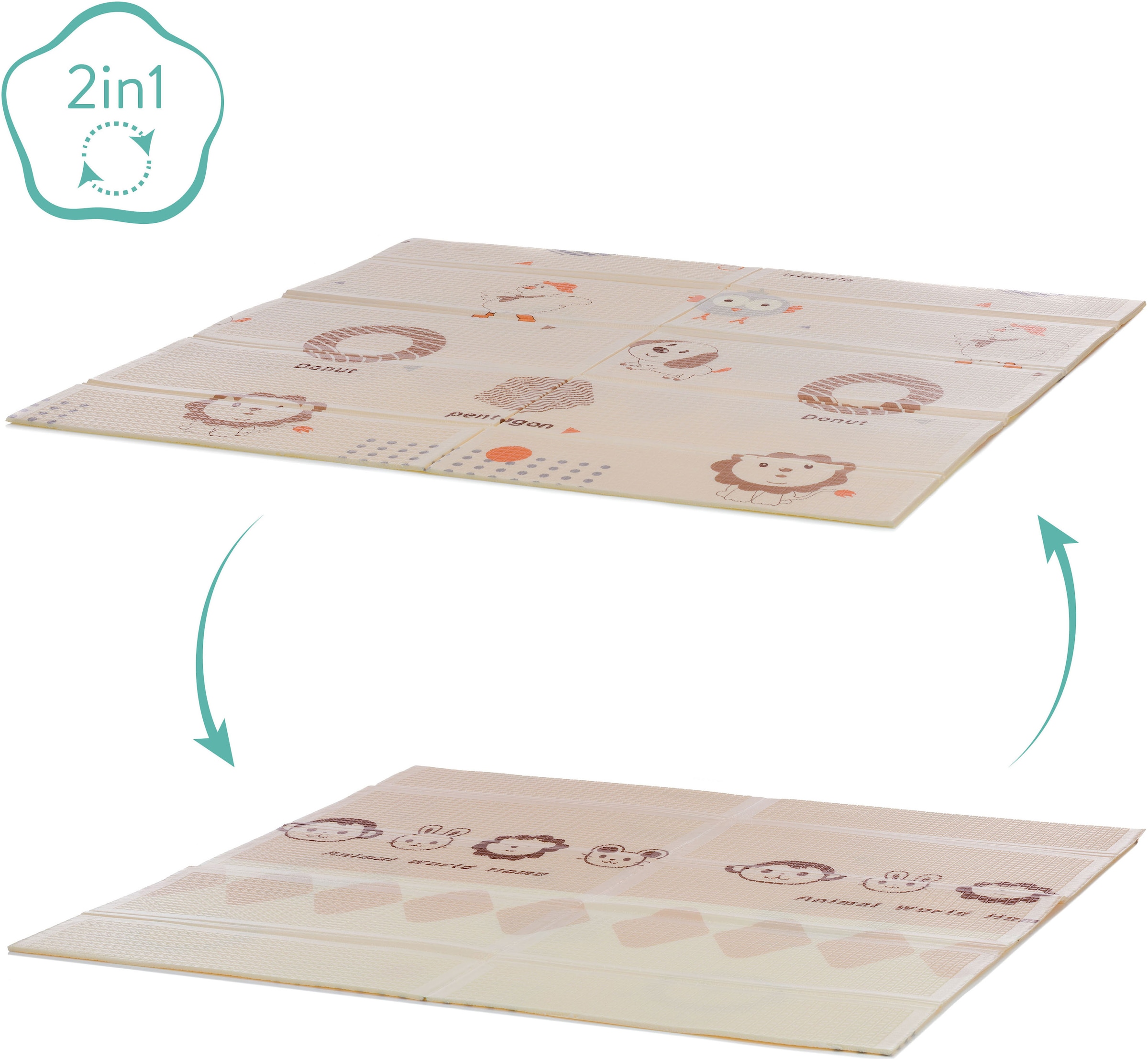 Fillikid Laufgitter »Malta mit Boden« bis 22 kg mit Transporttasche