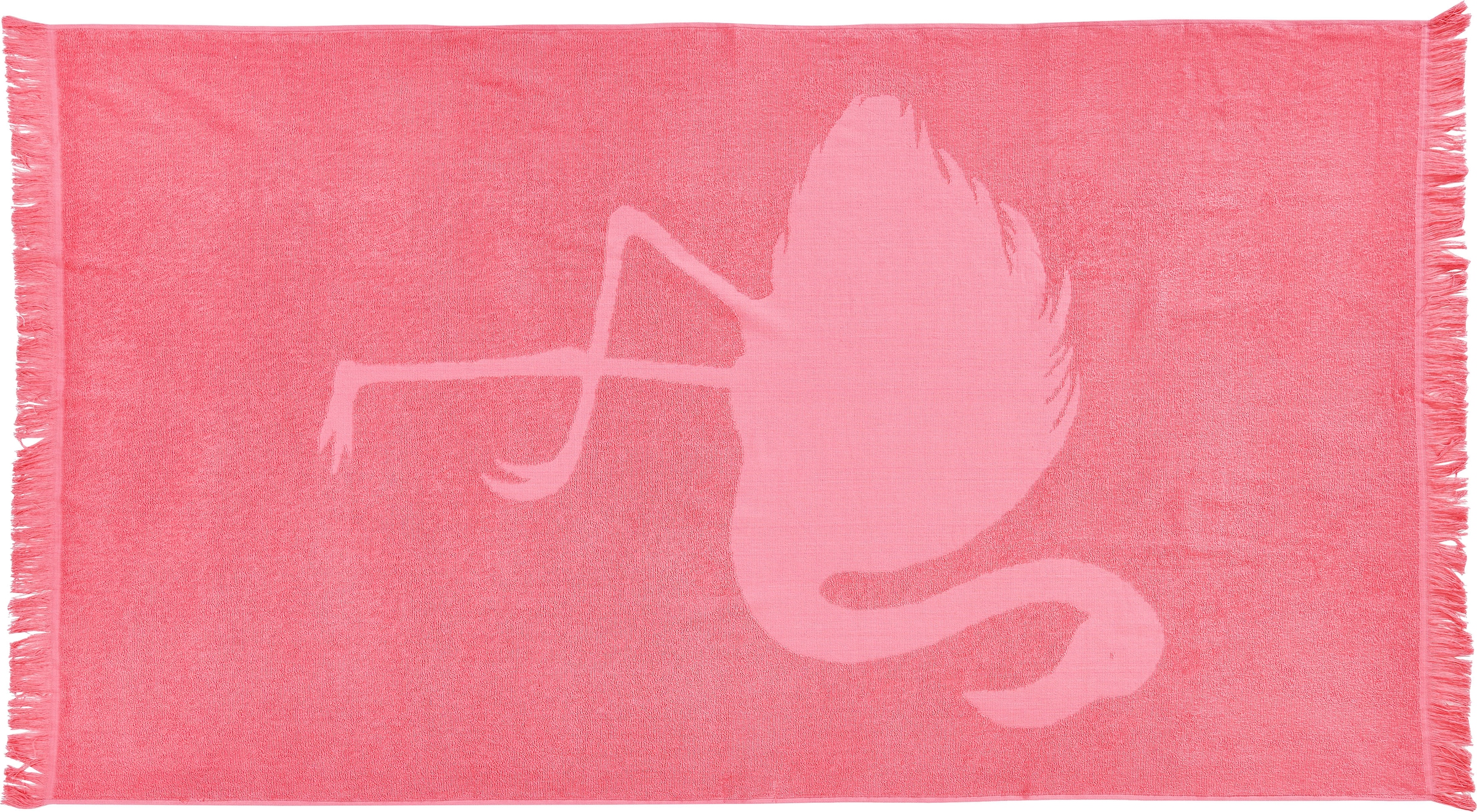 done. Hamamtücher »Flamingo« saugfähige Frottier-Innenseite, ideal als Sauna- oder Strandtuch rosa Hamam Frottier, Obermaterial: 100% Baumwolle B/L: 