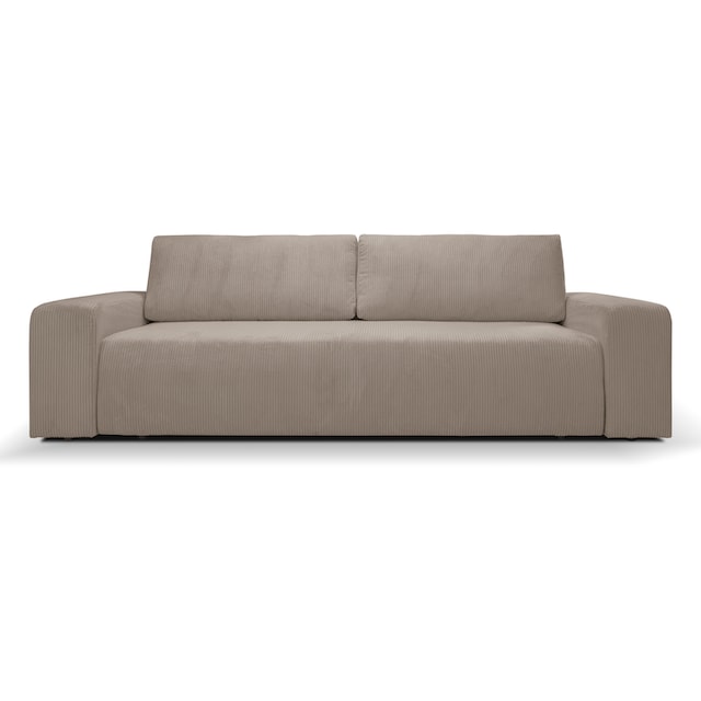 WERK2 Schlafsofa »Hugo«, Design 2-Sitzer Sofa in Cord mit Schlaffunktion &  Bettkasten auf Rechnung kaufen