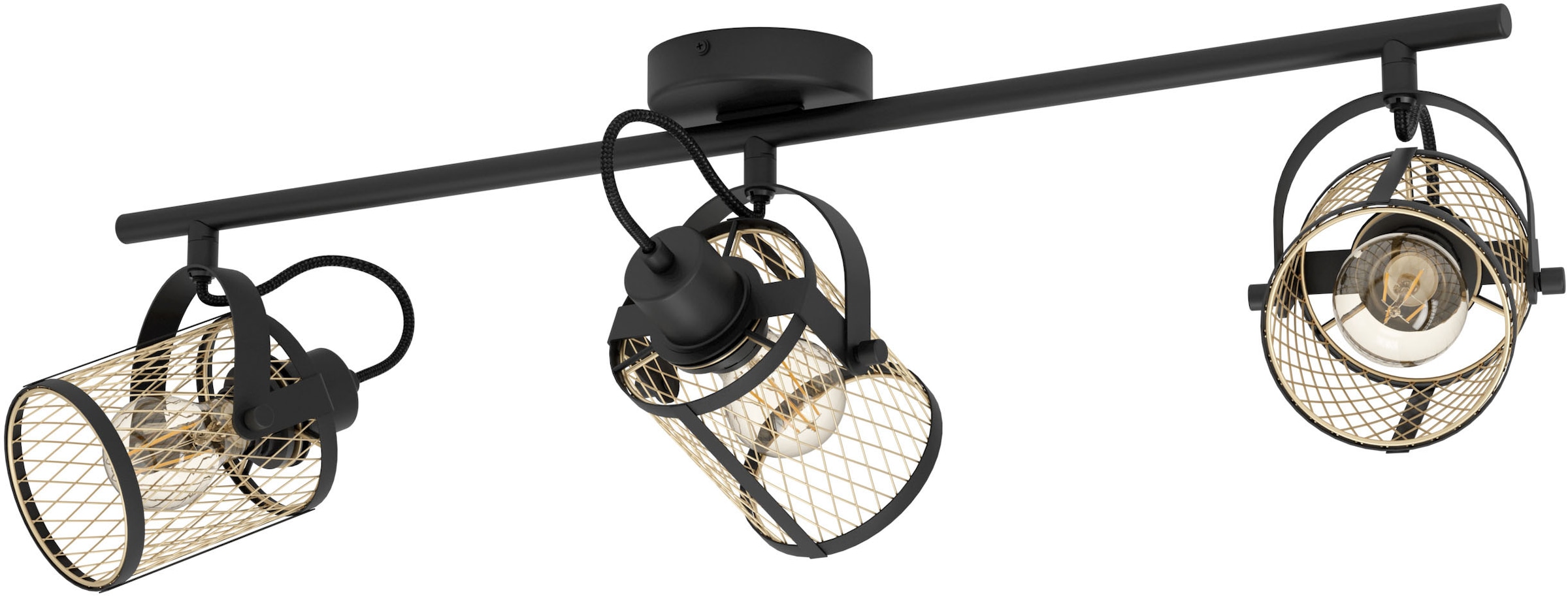 EGLO Deckenspot »DELLOW Spotlampe - Stahl - E27 - 3X40W - IP20« E27 1 Stk.