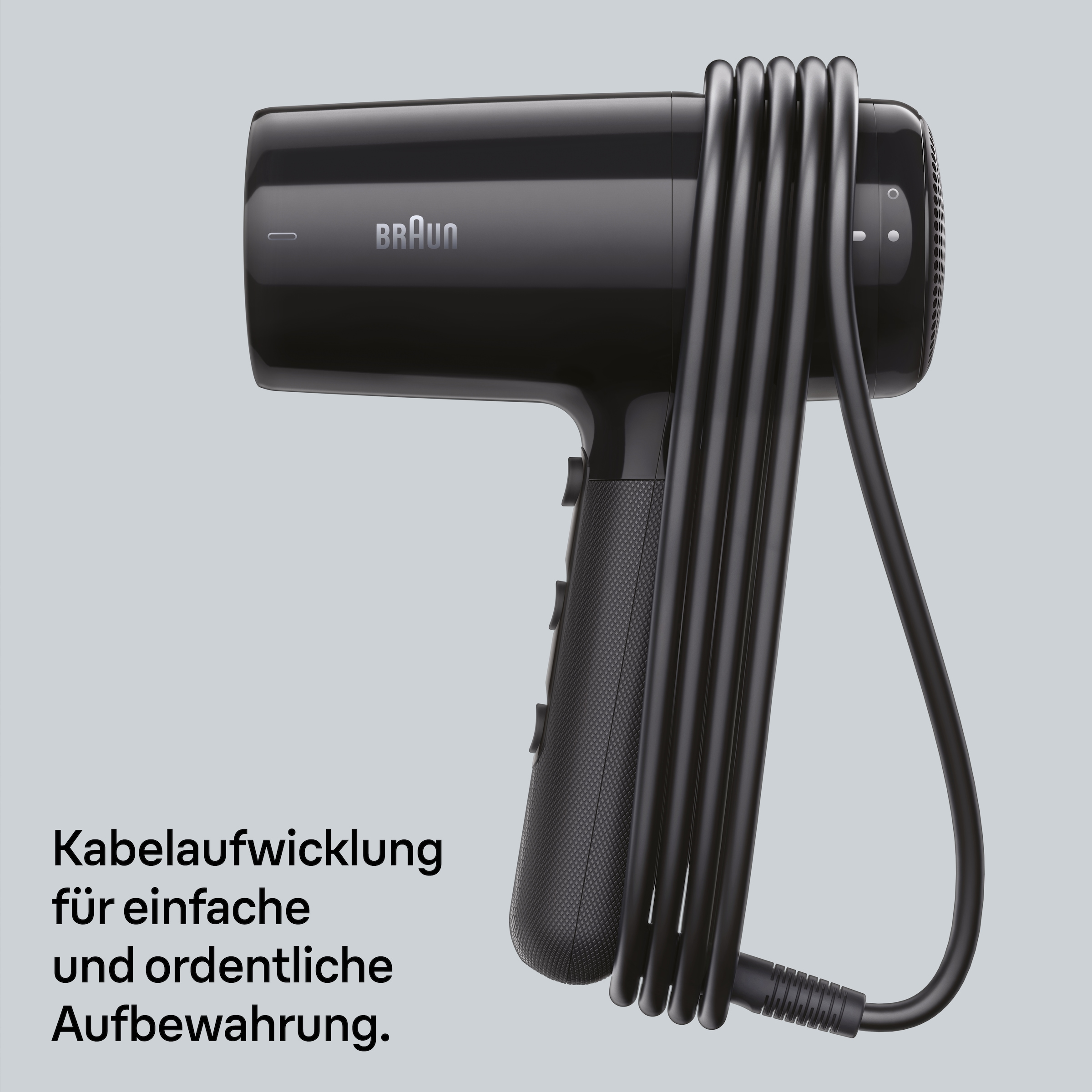 Braun Haartrockner »HD2.15, mit Diffusor für Locken, BRHD215E« 2.100 W 2 Aufsätze 2100W, Föhn mit 2 Aufsätzen, ohne Hitzeschäden, Kabelaufwicklung