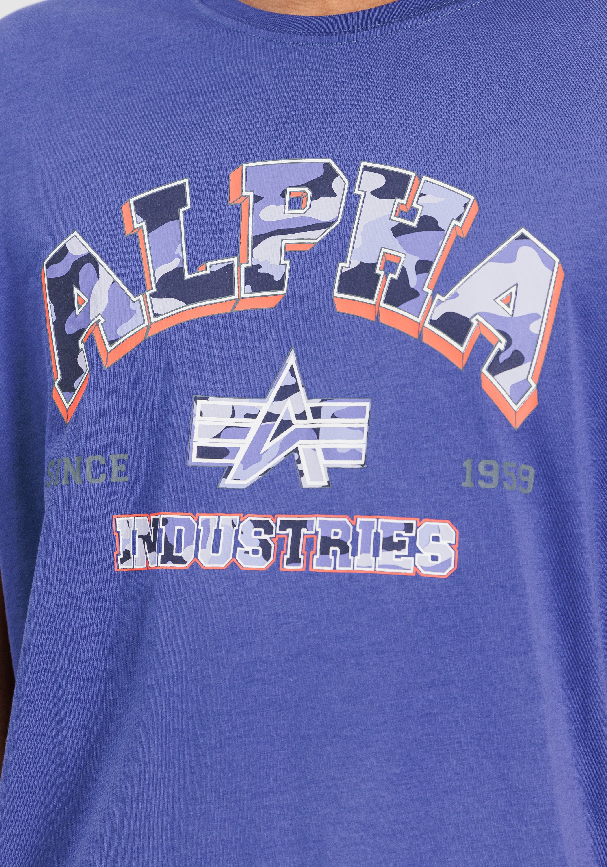 Alpha Industries T-Shirt »Alpha Industries Men - T-Shirts College Camo T«