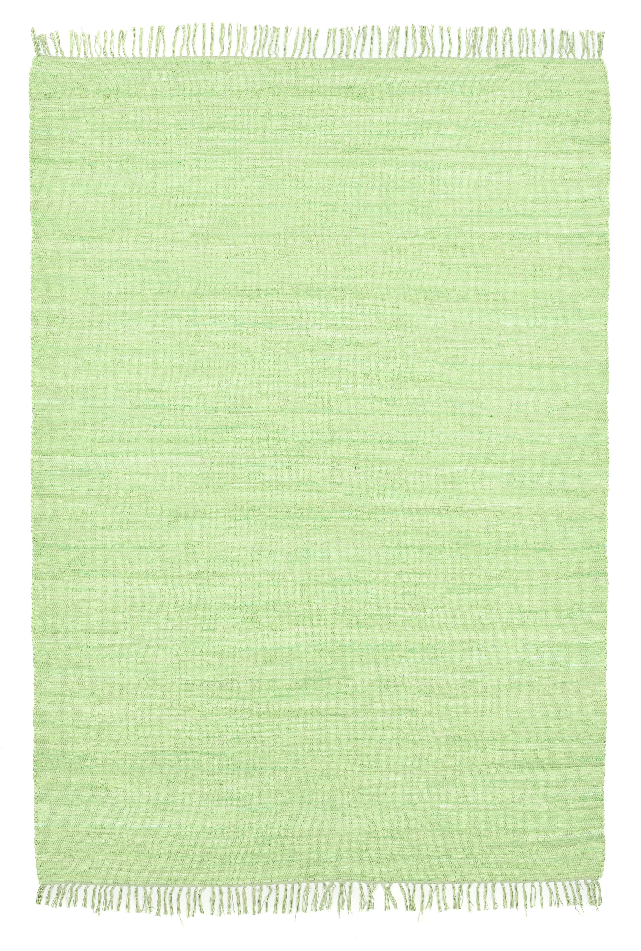 my home Kinderteppich »Insa Fleckerl«, rechteckig, 5 mm Höhe, Uni Farben, pastell, handgewebt, pflegeleicht, waschbar, Kinderzimmer