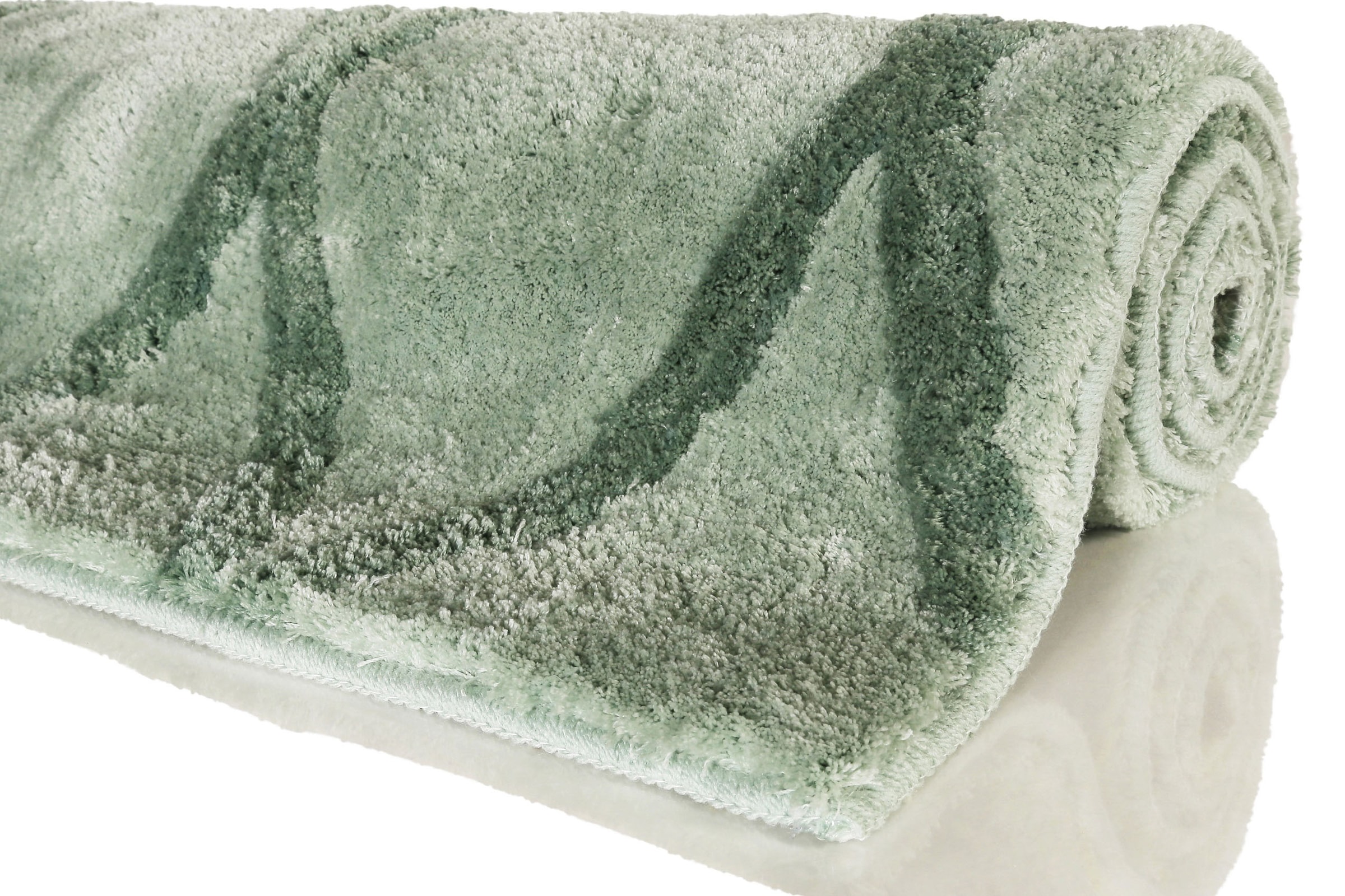 Homie Living Badematte »San Bosa«, rutschhemmend beschichtet, fußbodenheizungsgeeignet-schnell trocknend, Badteppich, modernes Rauten Design, waschbar, Badezimmerteppich