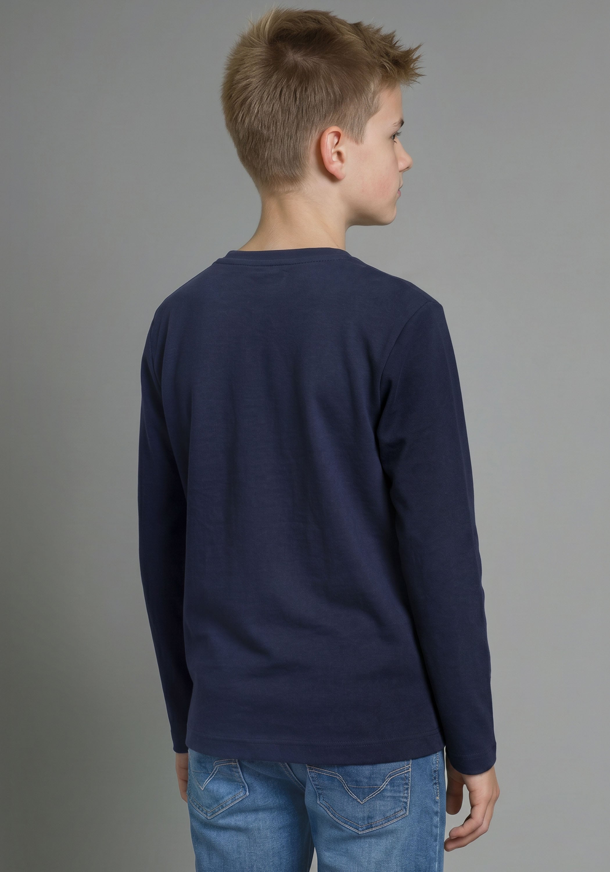 KIDSWORLD Langarmshirt »Sprücheshirt: CHILLEN ist meine Superkraft« modischer Stil, für Basic-Anlässe