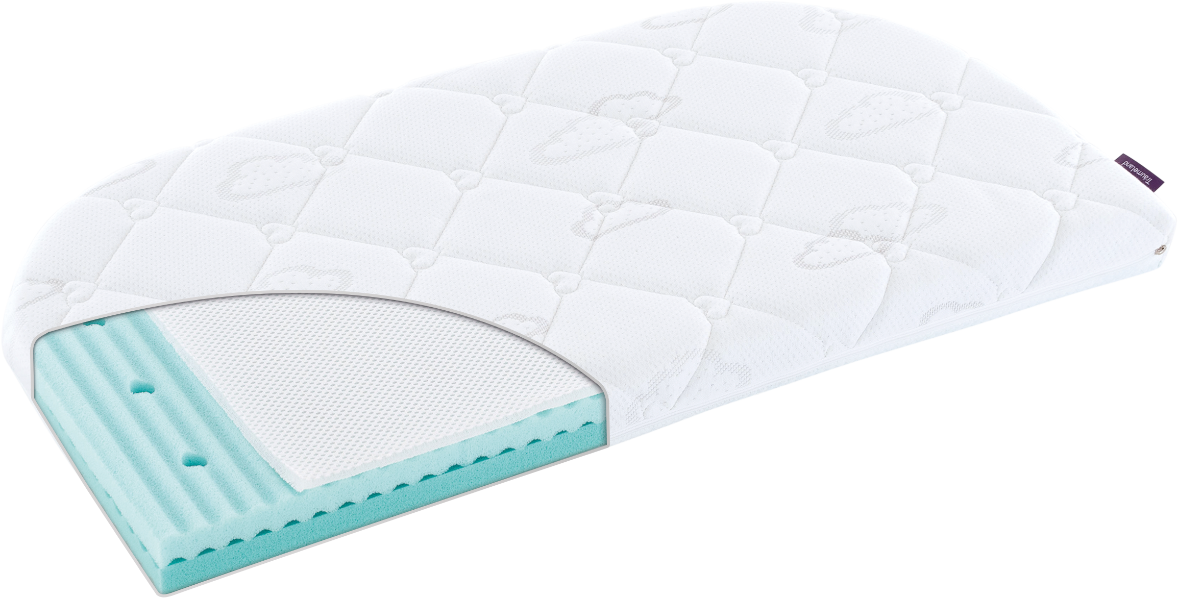 Träumeland Babymatratze »Matratze Beistellbett AIR«, 7 cm hoch, Raumgewicht: 50 kg/m³, (1 St., 1-tlg.)