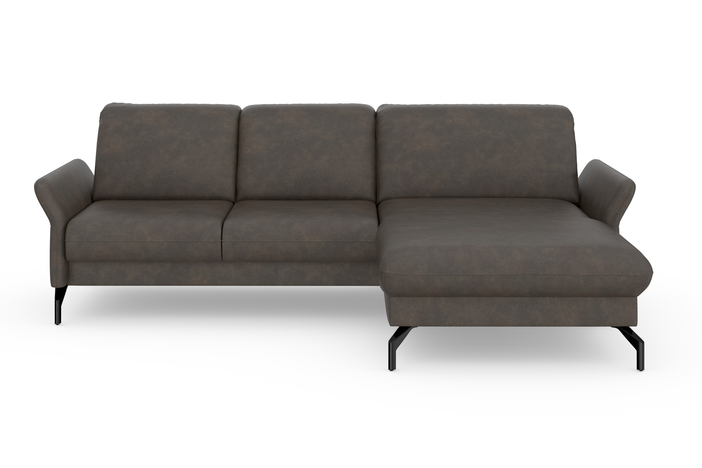 sit&more Ecksofa »Fashion L-Form«, wahlweise mit Kopfteilverstellung und Vorziehsitz, motorisch