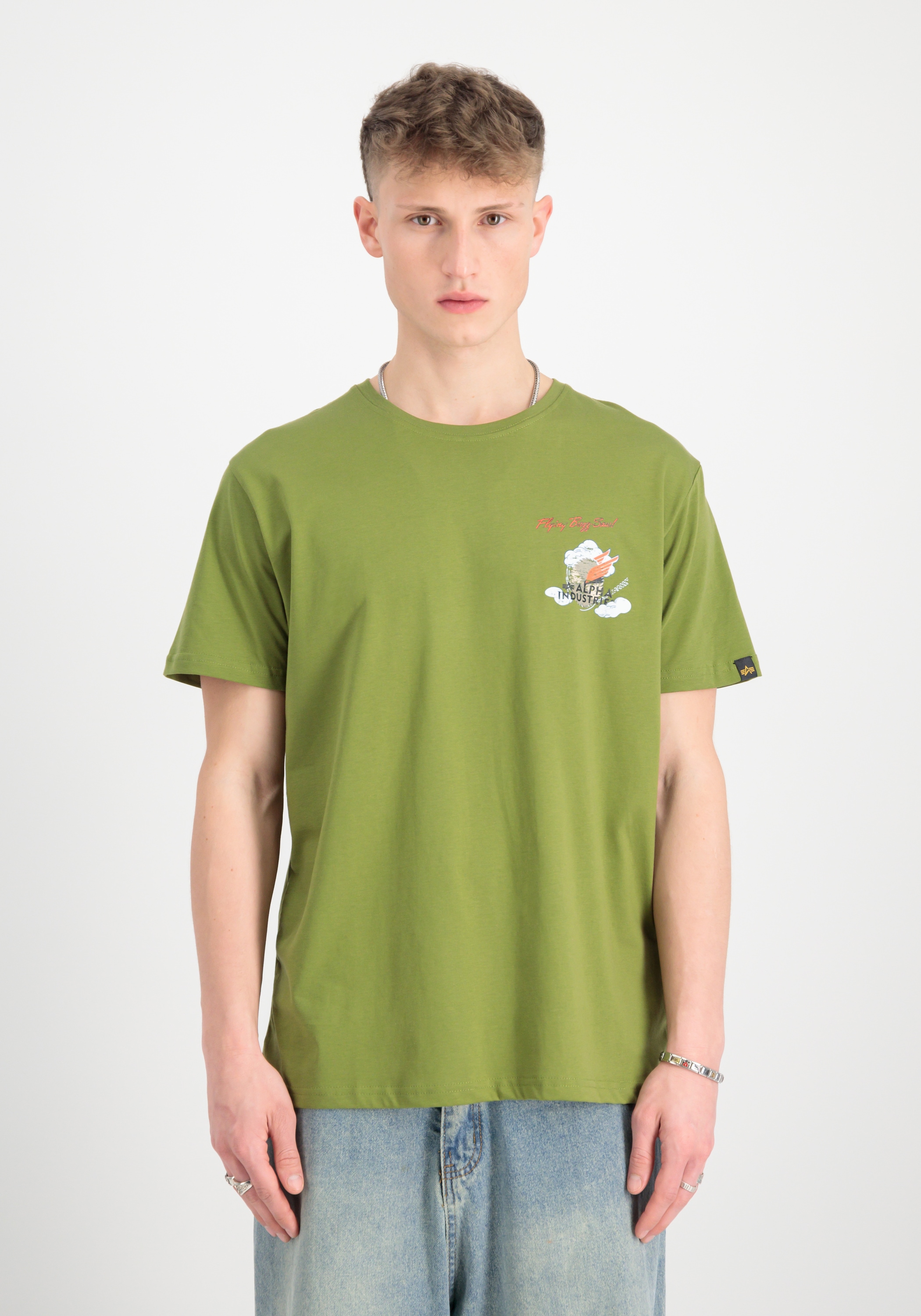 Alpha Industries T-Shirt »Alpha Industries Men - T-Shirts Flying Buzz Small Logo T«
