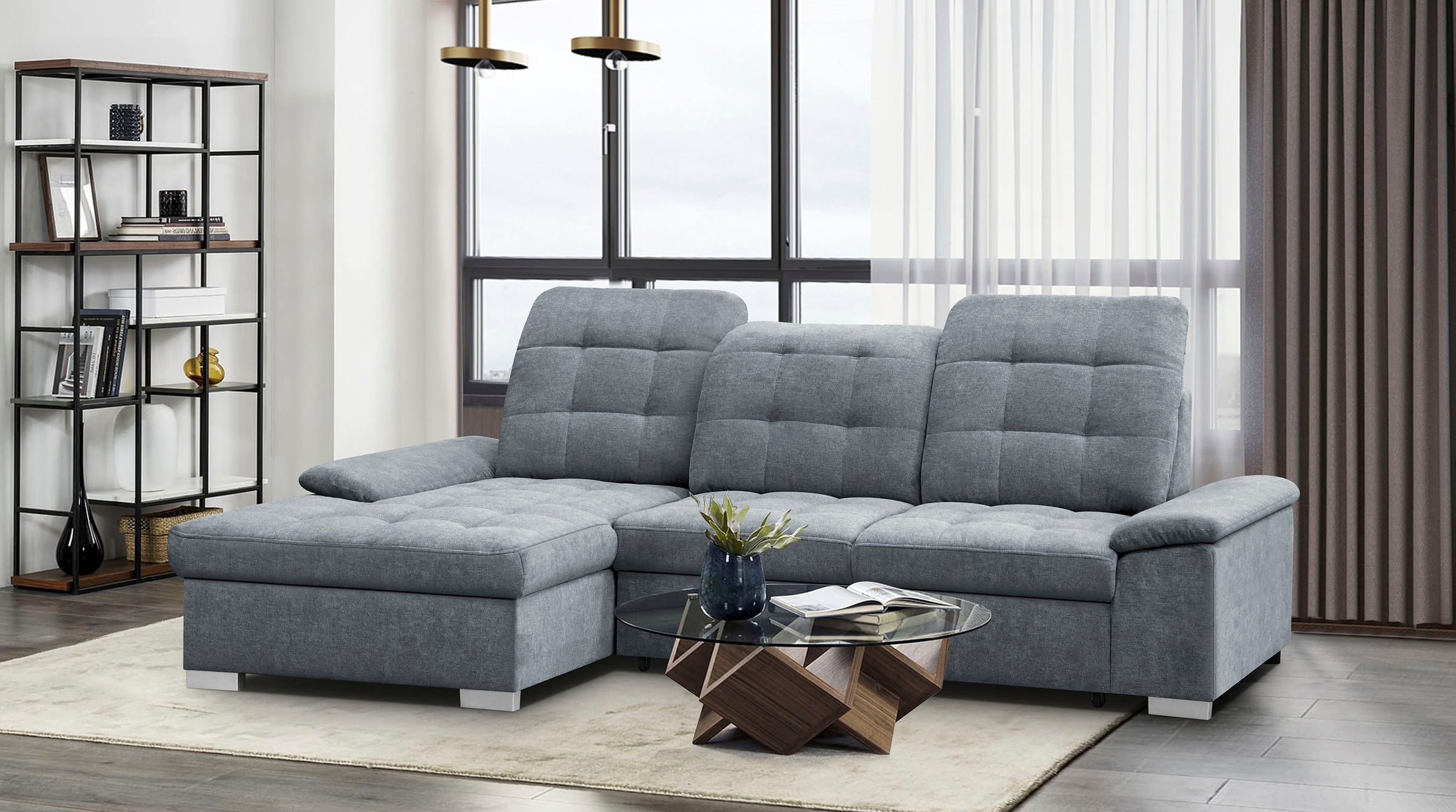 WERK2 Ecksofa »Carmen, mit Bettfunktion & Bettkasten, optional Sitztiefenve günstig online kaufen