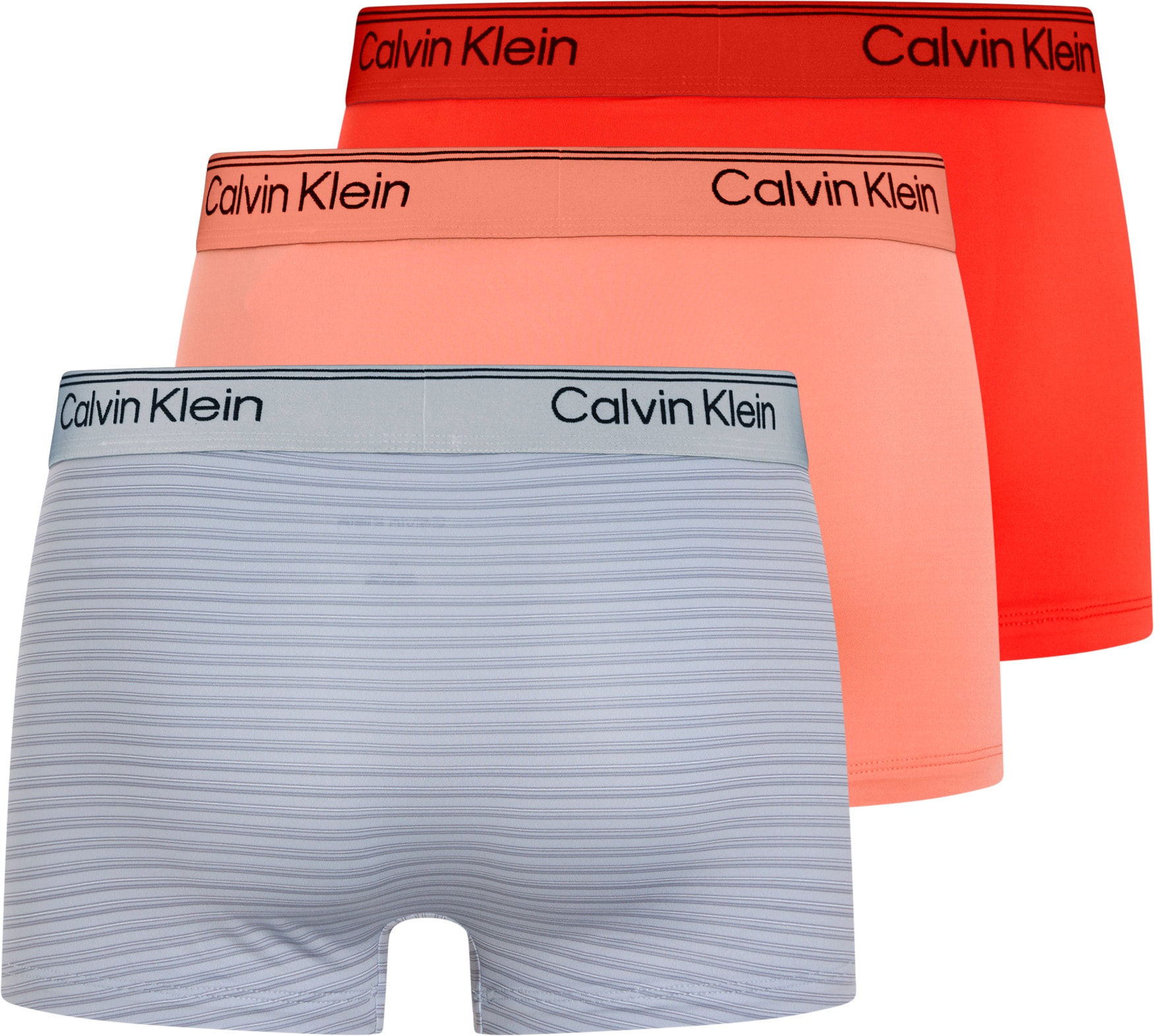 Calvin Klein Underwear Trunk »LOW RISE TRUNK 3PK«, (Packung, 3 St., 3er), mit Logo-Stretchbund